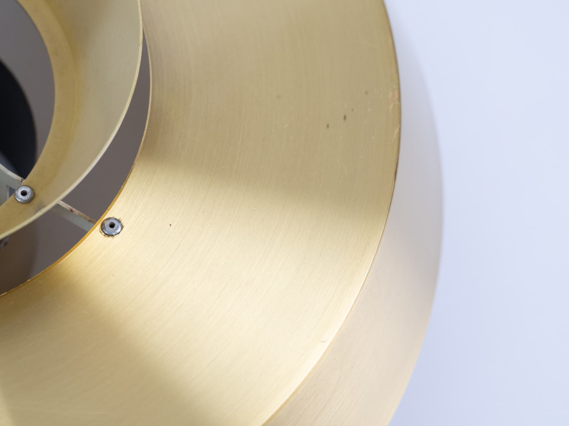 Pendant lamp Nova, gold brass, by J. Hammerborg, Fog & Mørup, Denmark, 1960s. - 336366