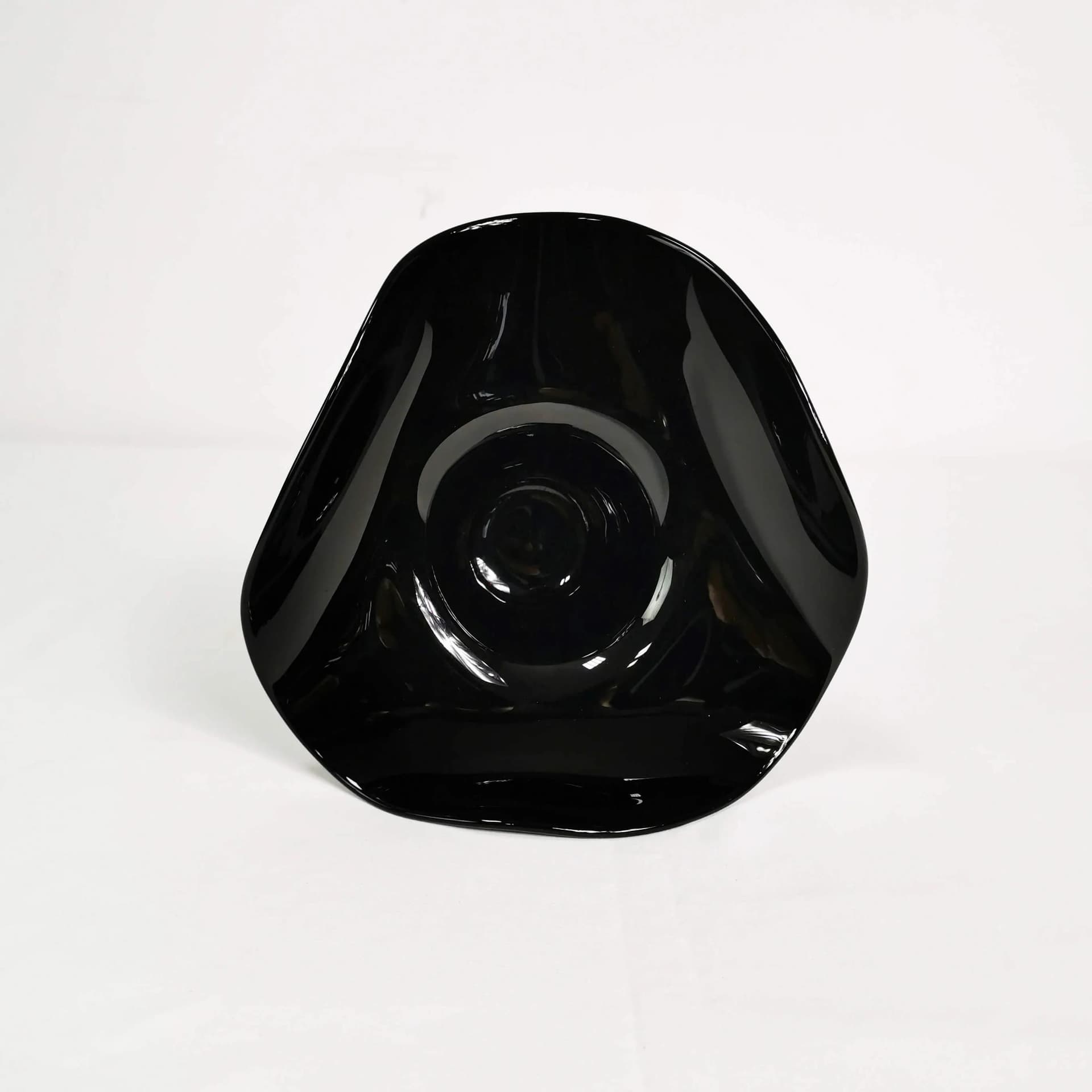 Vase, iridescent black glass, by E. Eisch, Germany, 1970s. - 336604