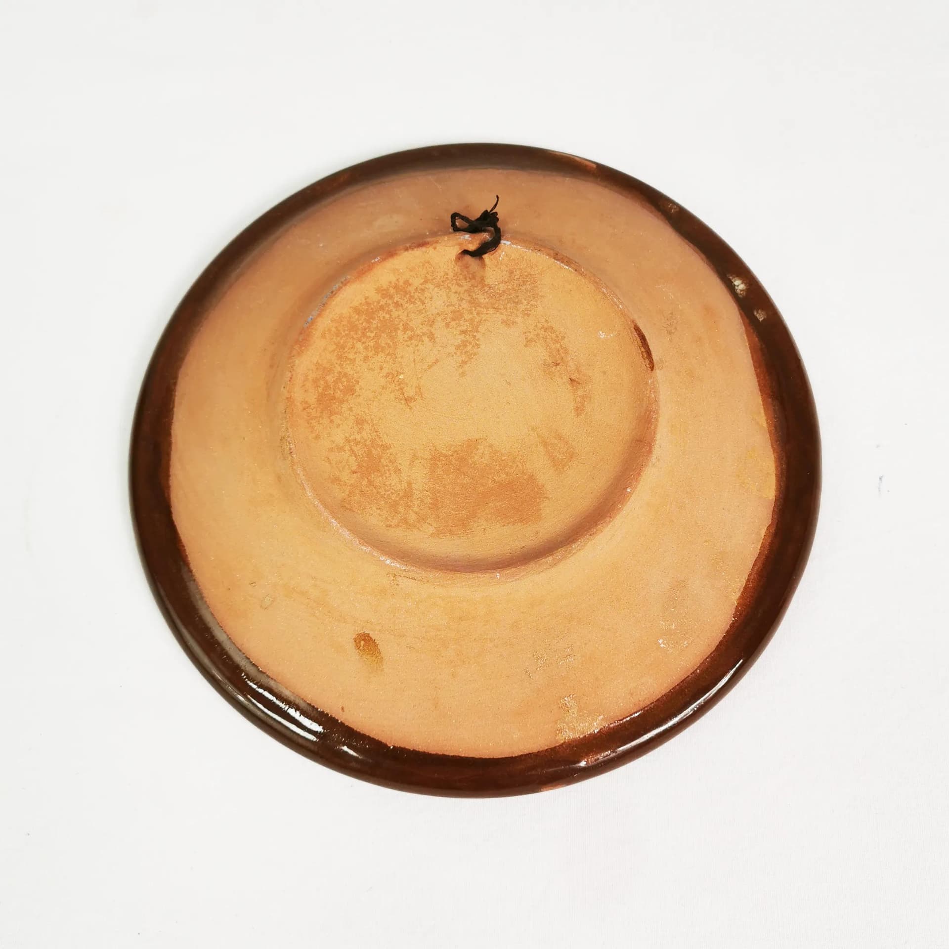 Wall Plate, Łysa Góra, brown, ceramics, Poland, 1960s - 336432