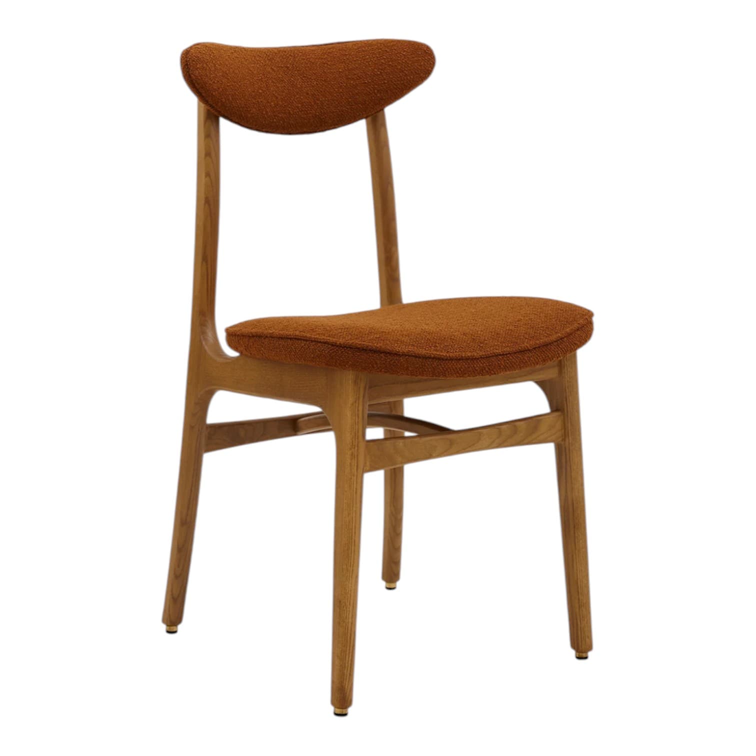 Krzesło 200-190 Boucle Sierra, czerwony, jesion 03 Dark, proj. R. Hałas, 366 Concept