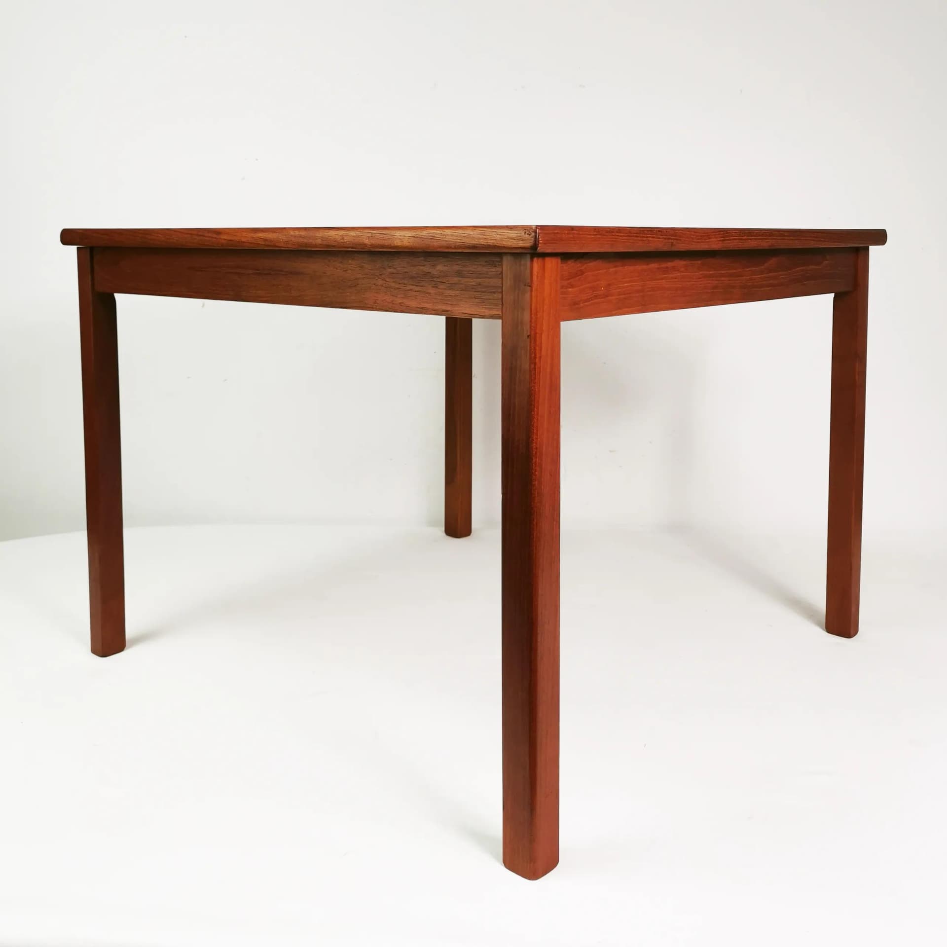 Coffee table, brown teak, Denmark, 1970s. - 337525
