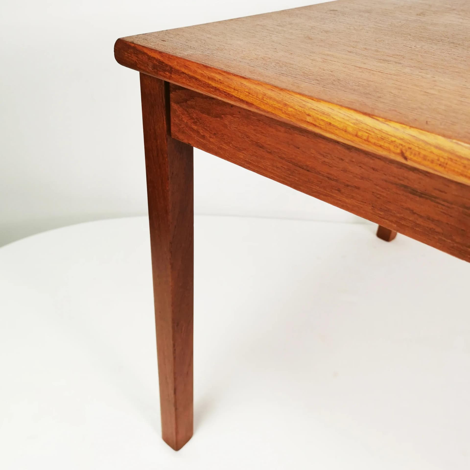 Coffee table, brown teak, Denmark, 1970s. - 337518
