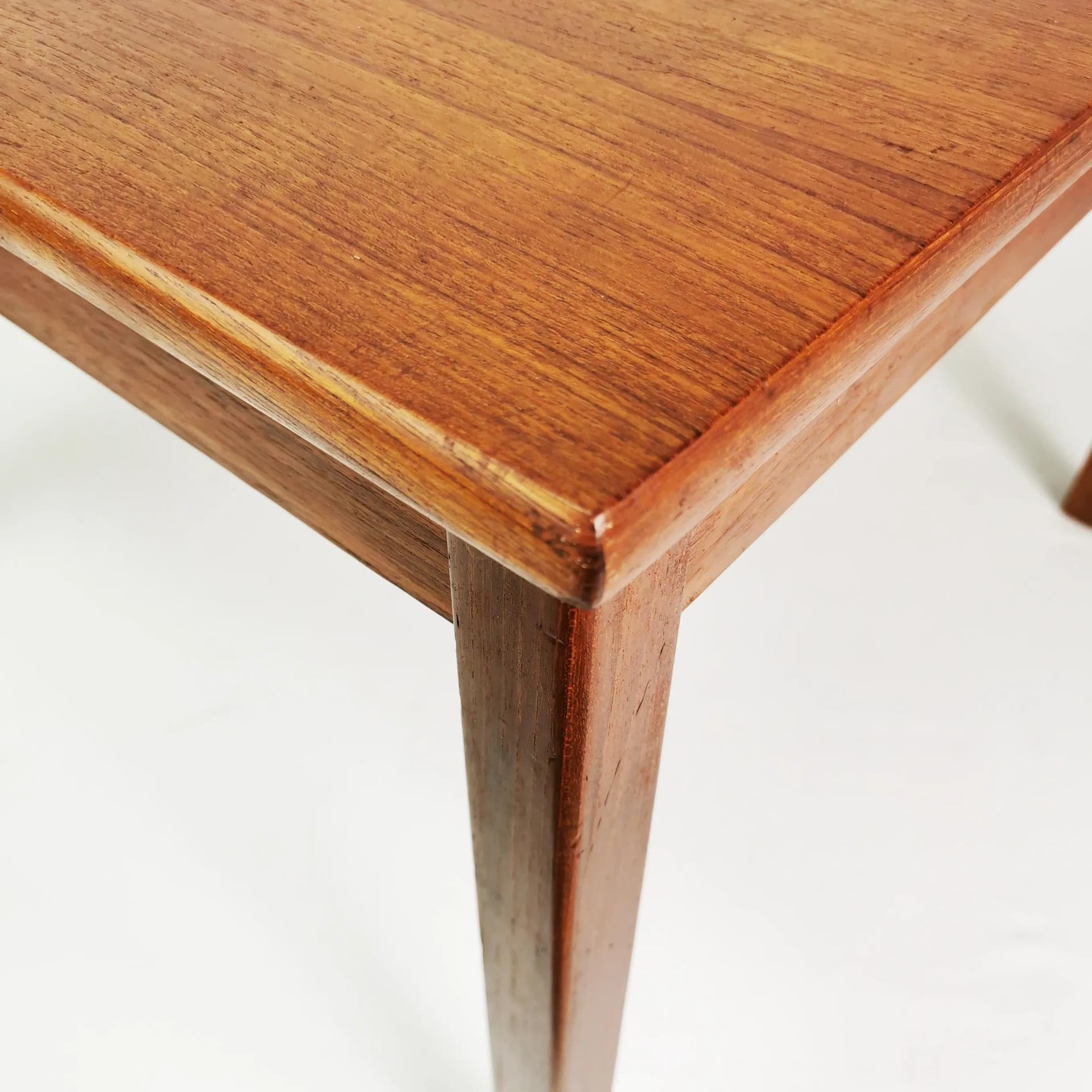 Coffee table, brown teak, Denmark, 1970s. - 337520