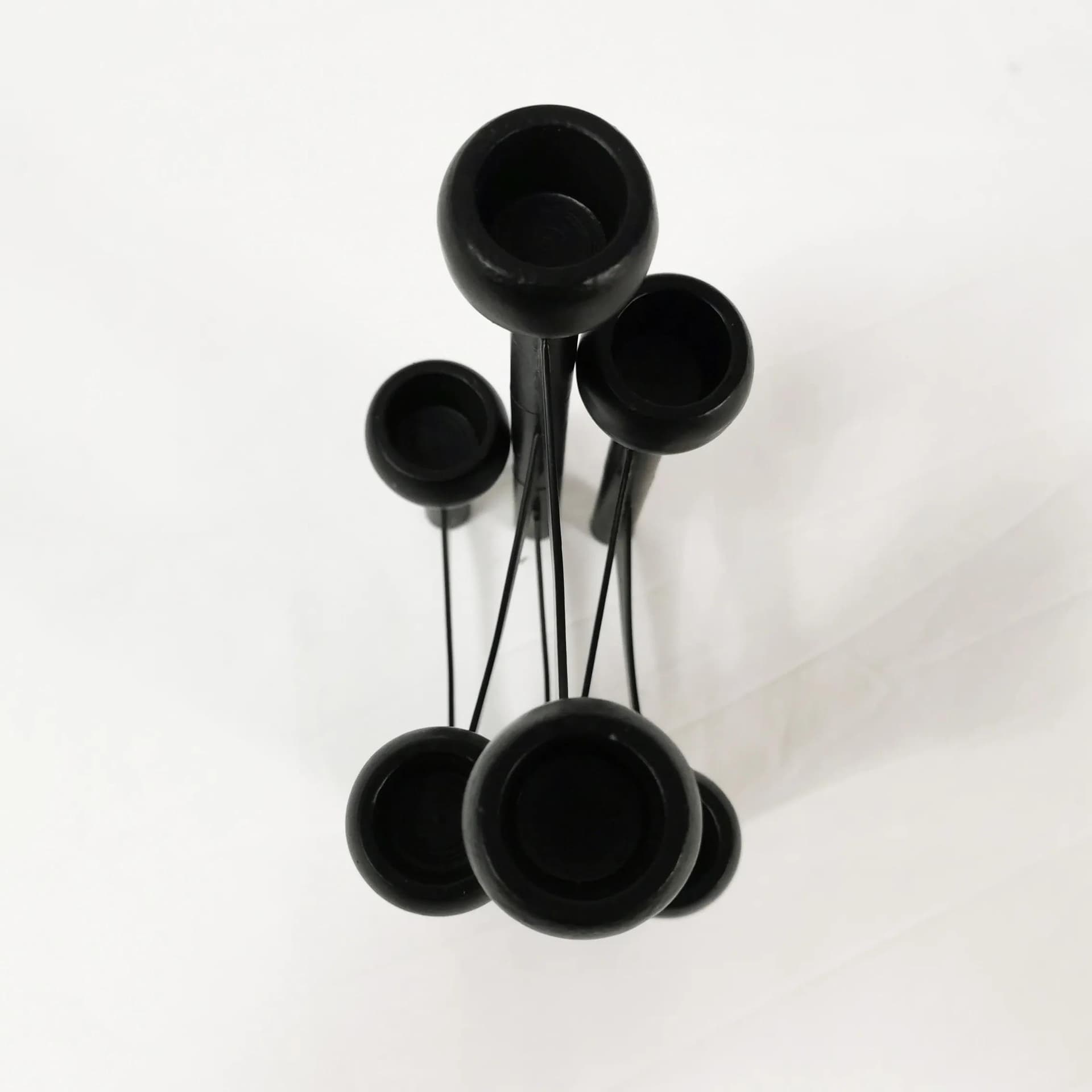 Świecznik, czarny, metal, Niemcy - 337428