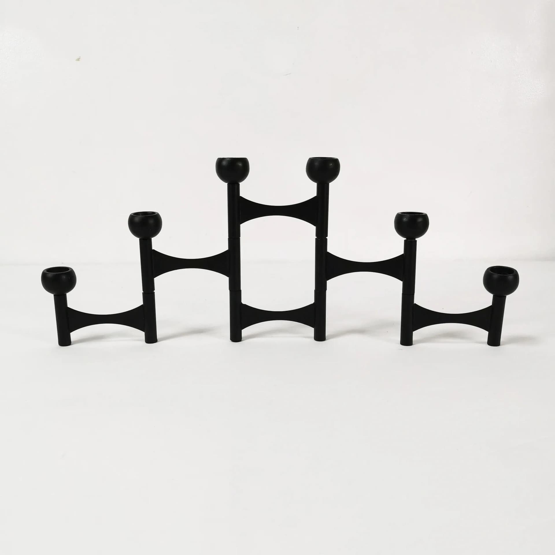 Świecznik, czarny, metal, Niemcy - 337419