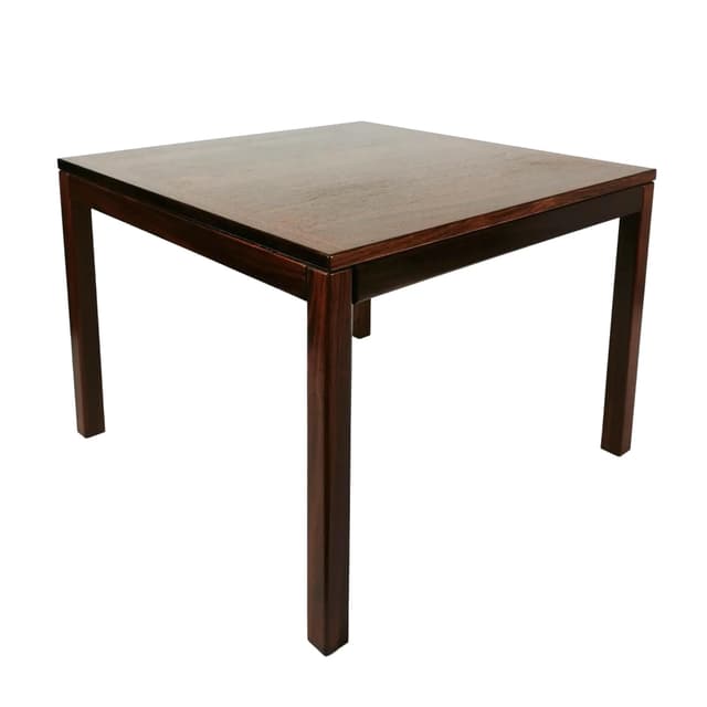 Coffee table, brown mahogany, Vejle Stole, Denmark, 1970s. - DIMENSION