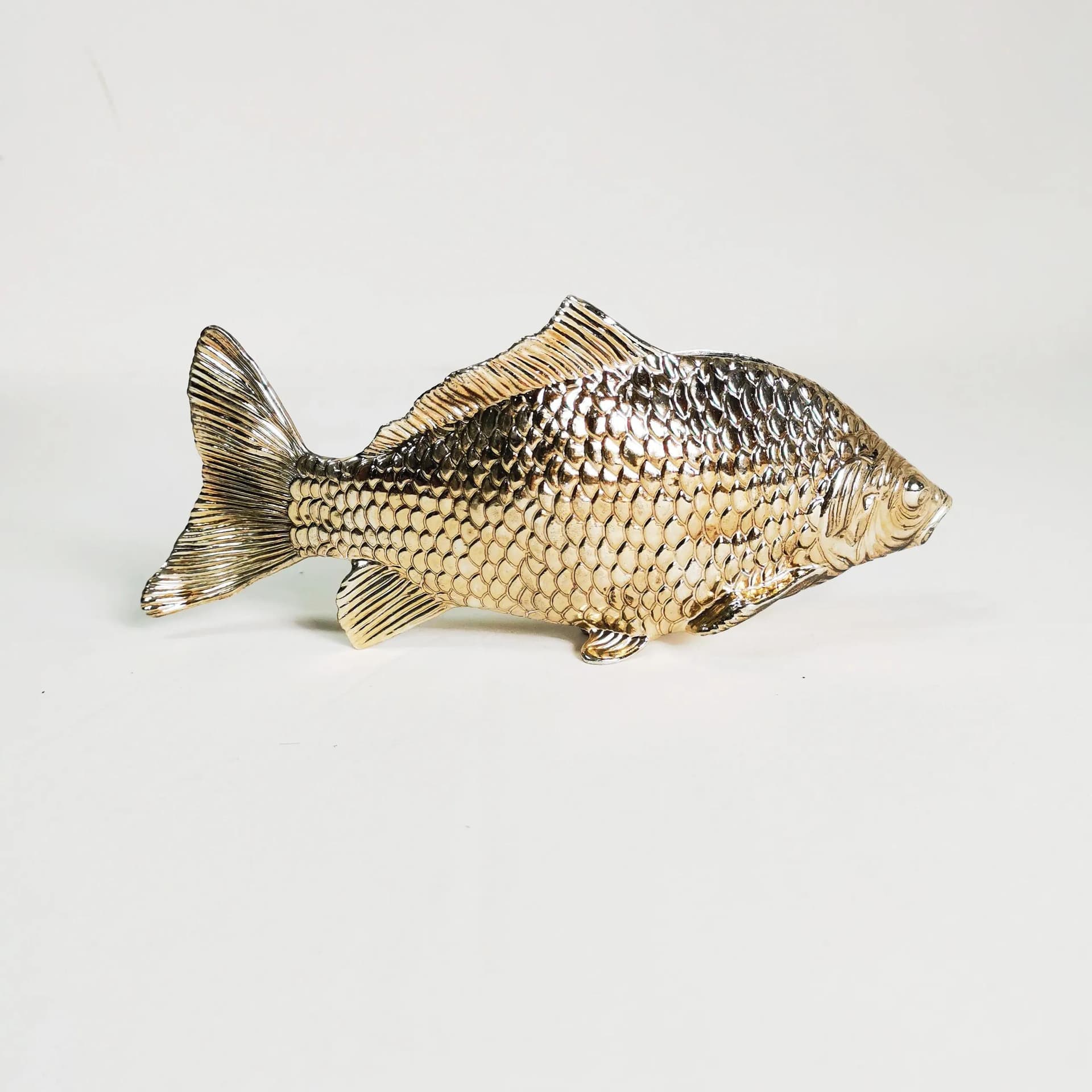 Serwetnik, srebro-złoto, metal srebrzony, Włochy, lata 60. - 337256