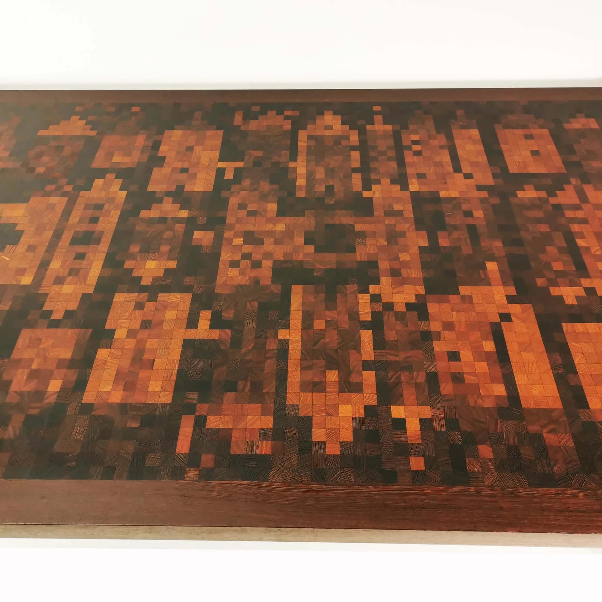 Coffee table, brown rosewood, by G. Christensen & R. Middelboe, Tranekaer, Denmark, 1970s. - 339821