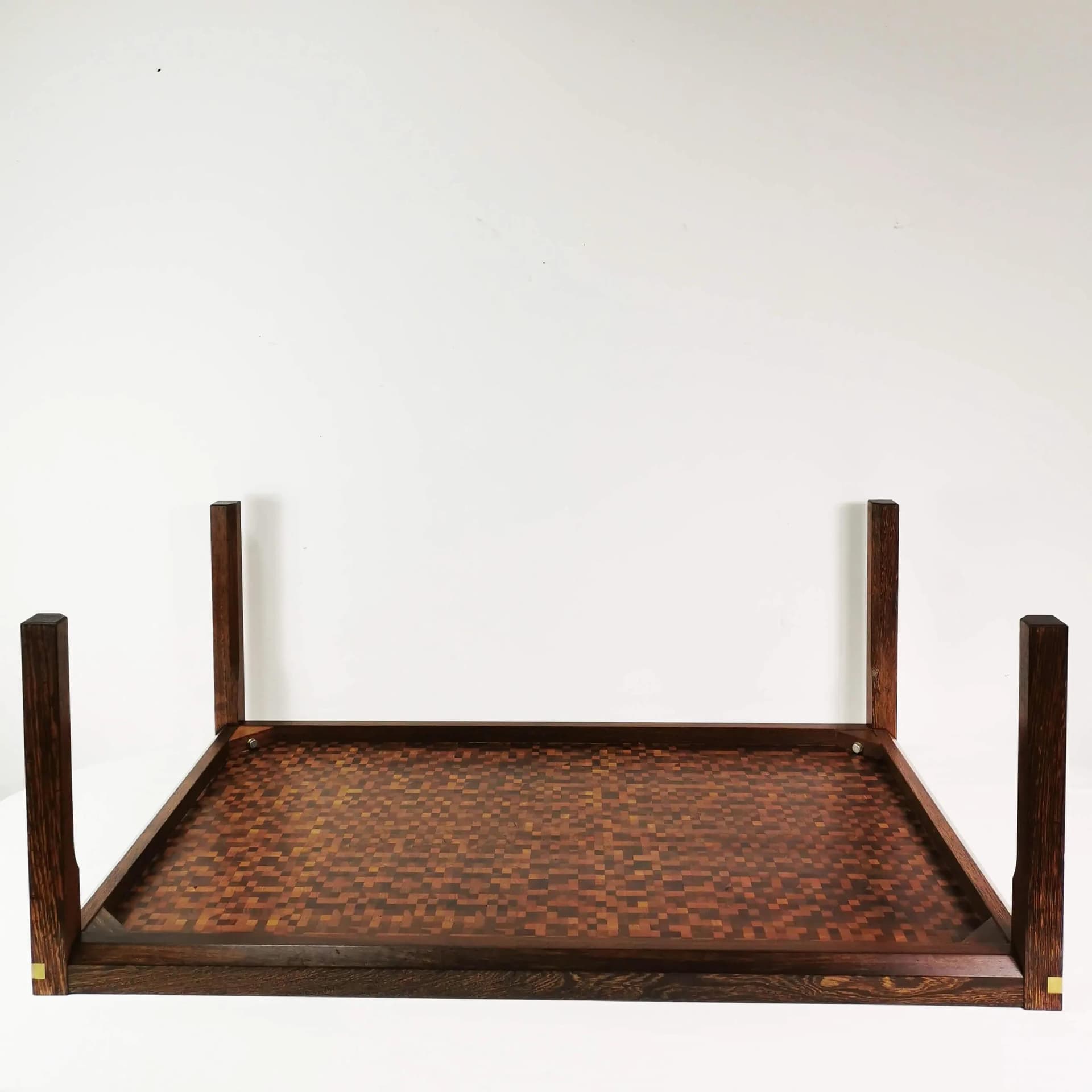 Coffee table, brown rosewood, by G. Christensen & R. Middelboe, Tranekaer, Denmark, 1970s. - 339826