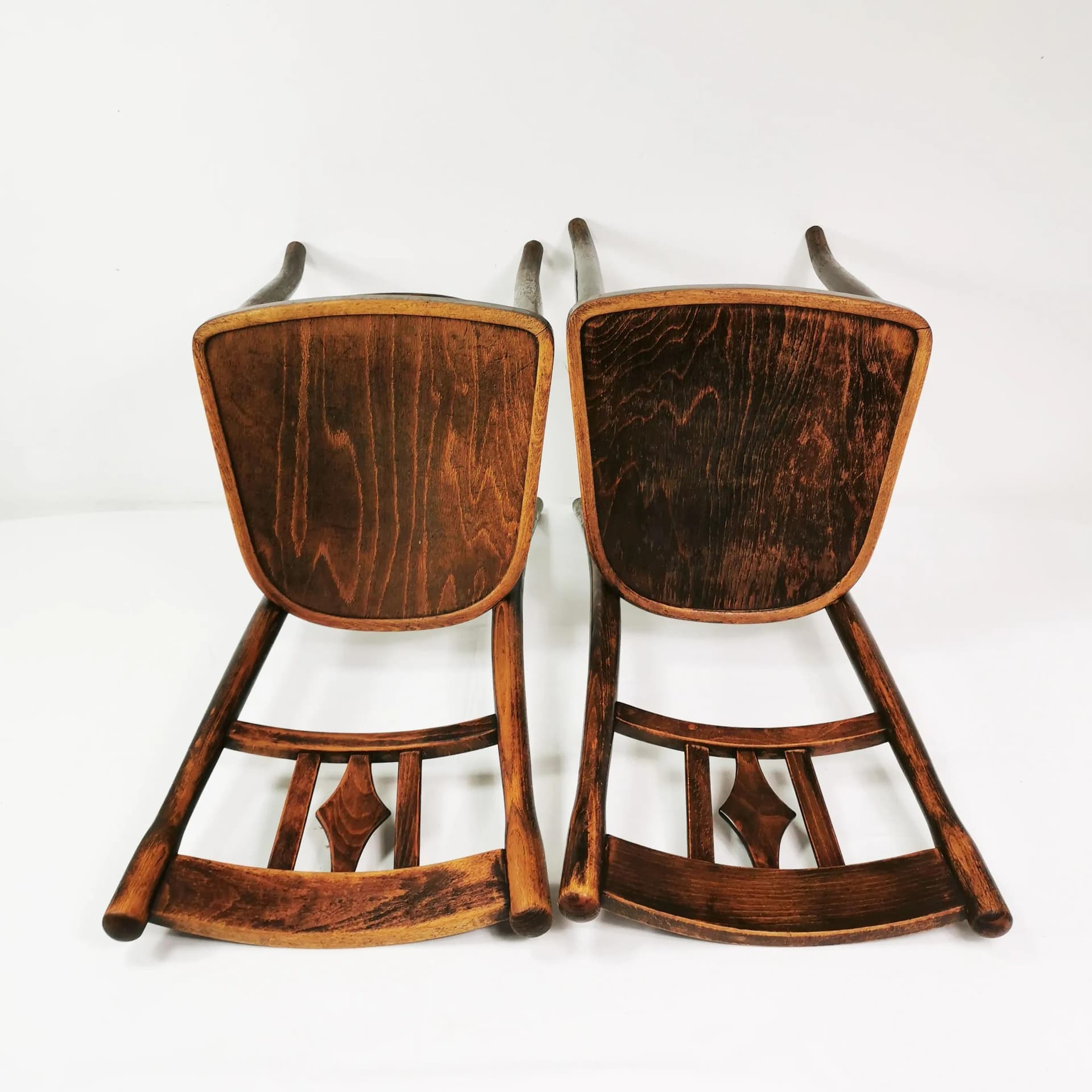 Para krzeseł Art Deco, brązowy, buk, Thonet, Niemcy, lata 30. - 338615