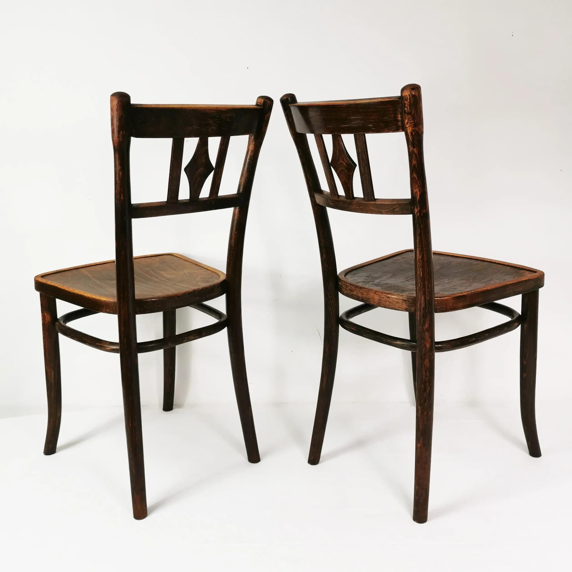 Para krzeseł Art Deco, brązowy, buk, Thonet, Niemcy, lata 30. - 338611