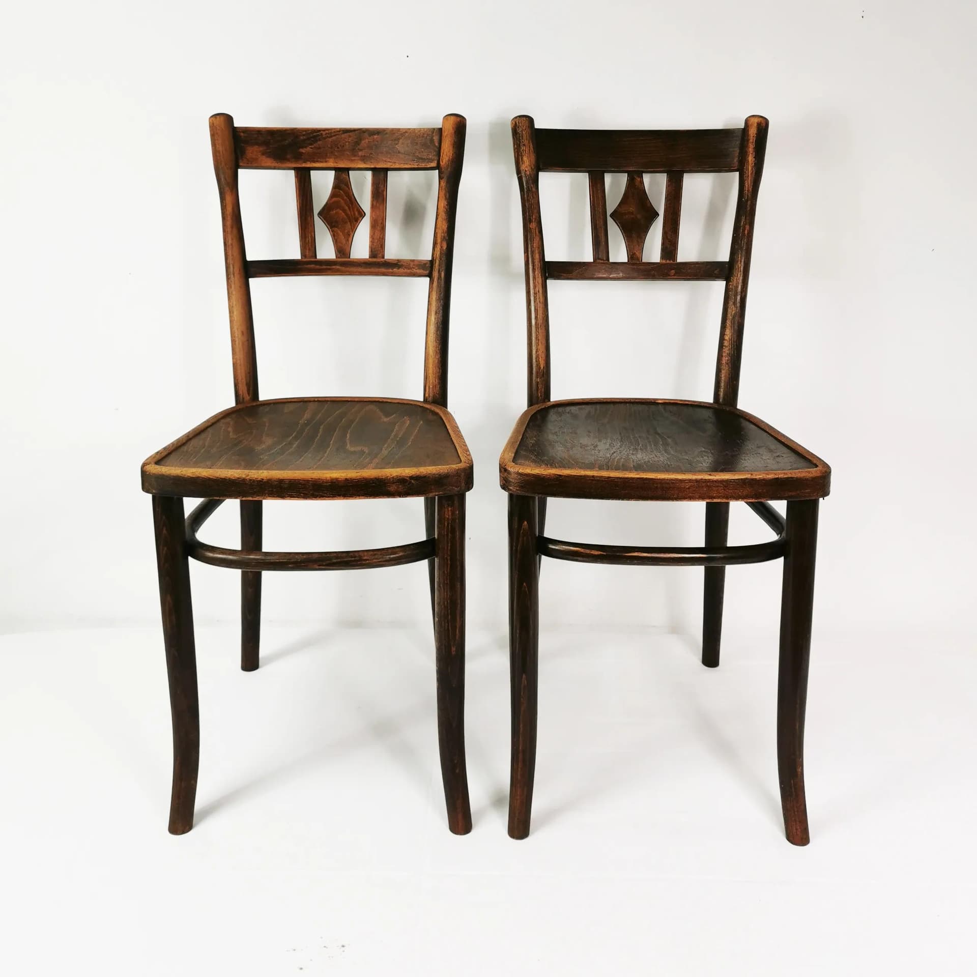 Para krzeseł Art Deco, brązowy, buk, Thonet, Niemcy, lata 30. - 338608