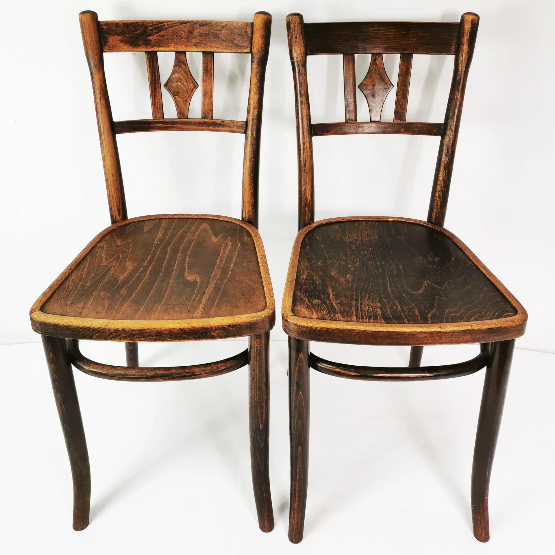 Para krzeseł Art Deco, brązowy, buk, Thonet, Niemcy, lata 30. - 338614