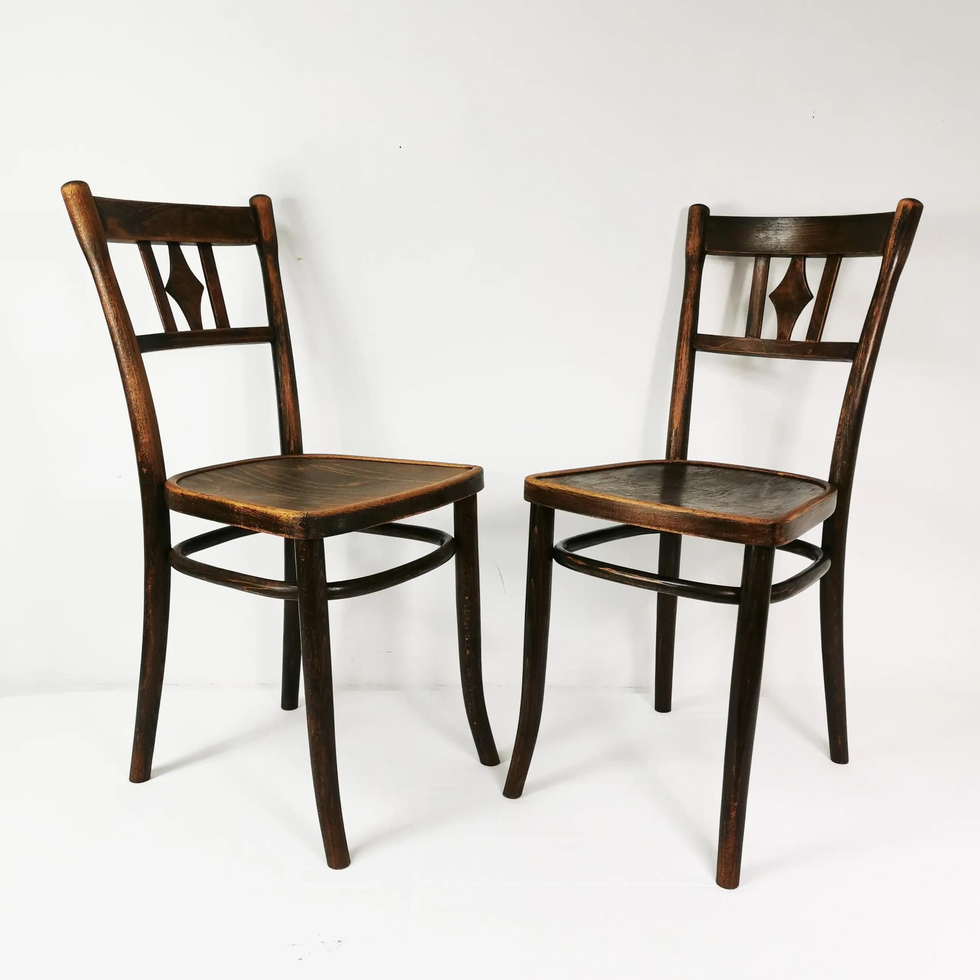Para krzeseł Art Deco, brązowy, buk, Thonet, Niemcy, lata 30. - 338607