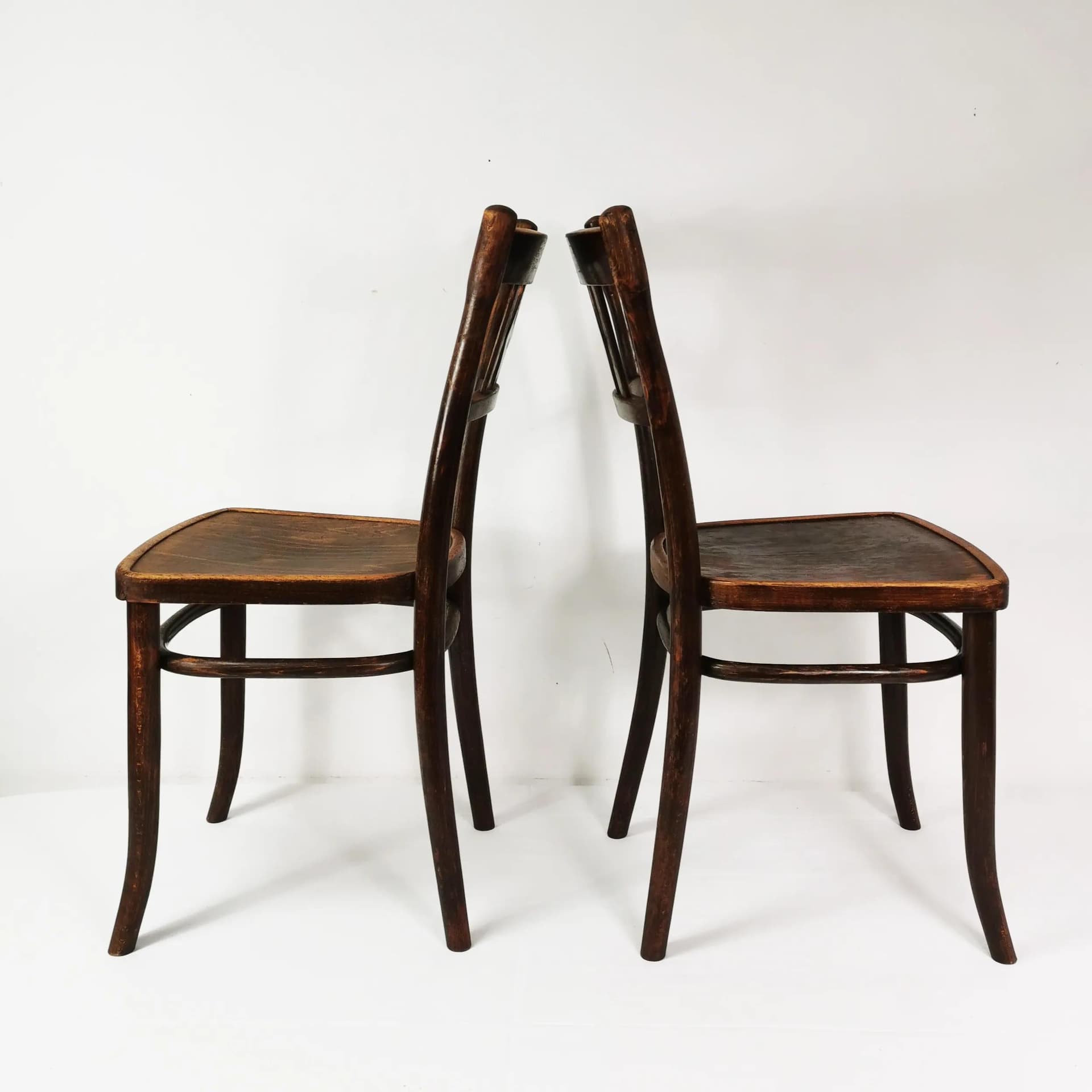Para krzeseł Art Deco, brązowy, buk, Thonet, Niemcy, lata 30. - 338609