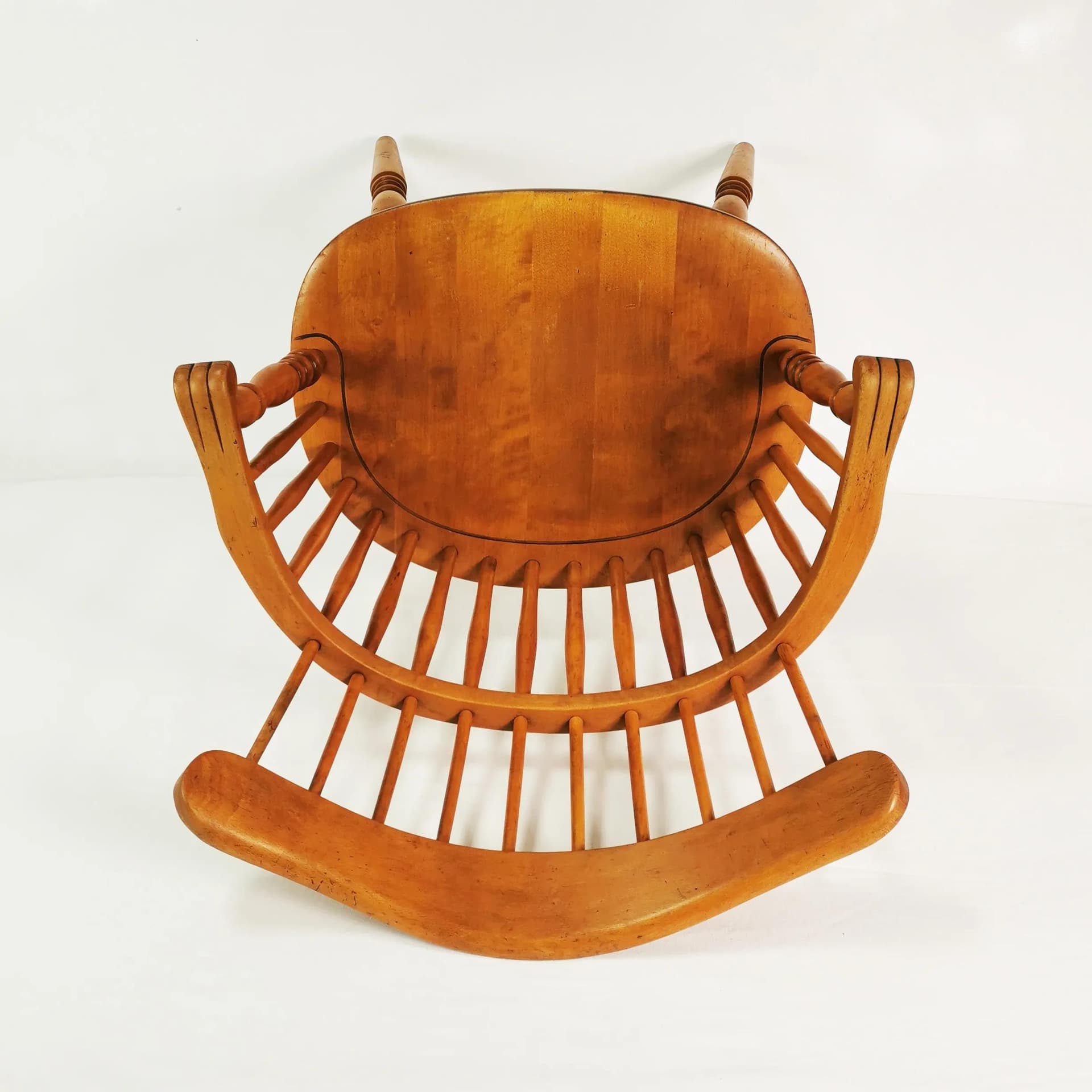 Chair Nesto, brown beech, Sweden, 1960s - 338320