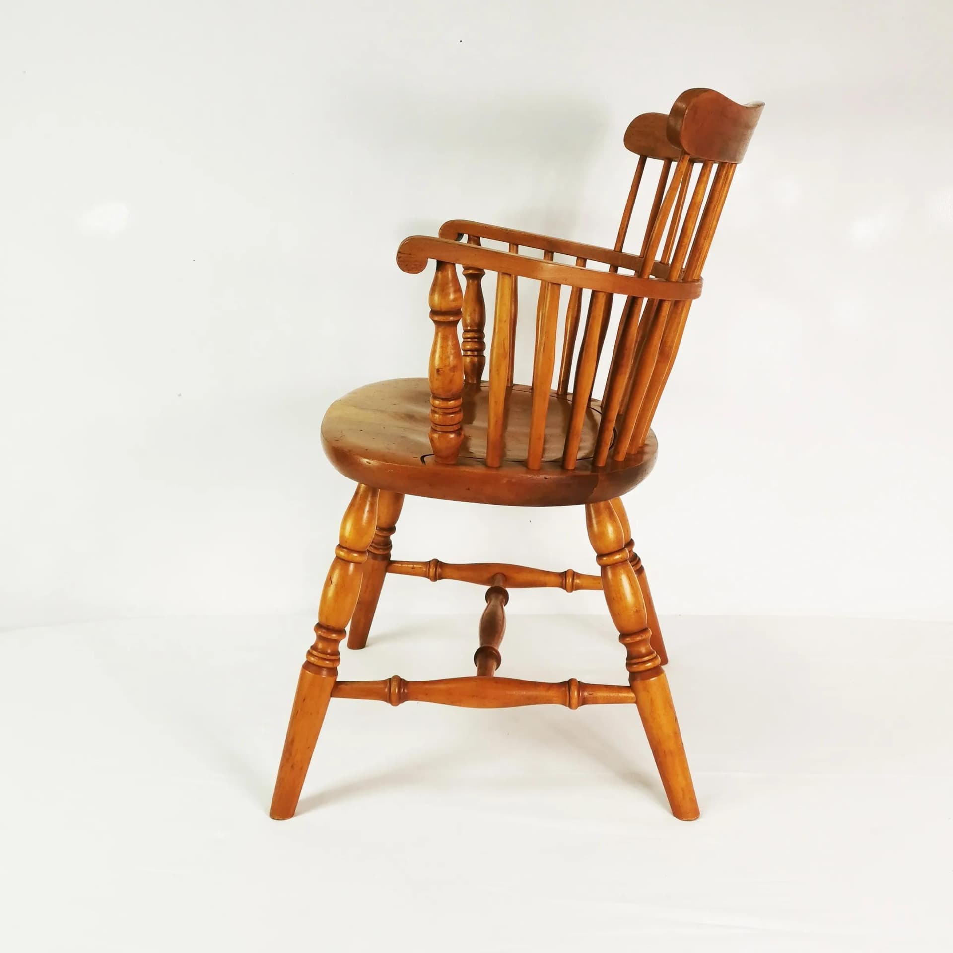 Chair Nesto, brown beech, Sweden, 1960s - 338317