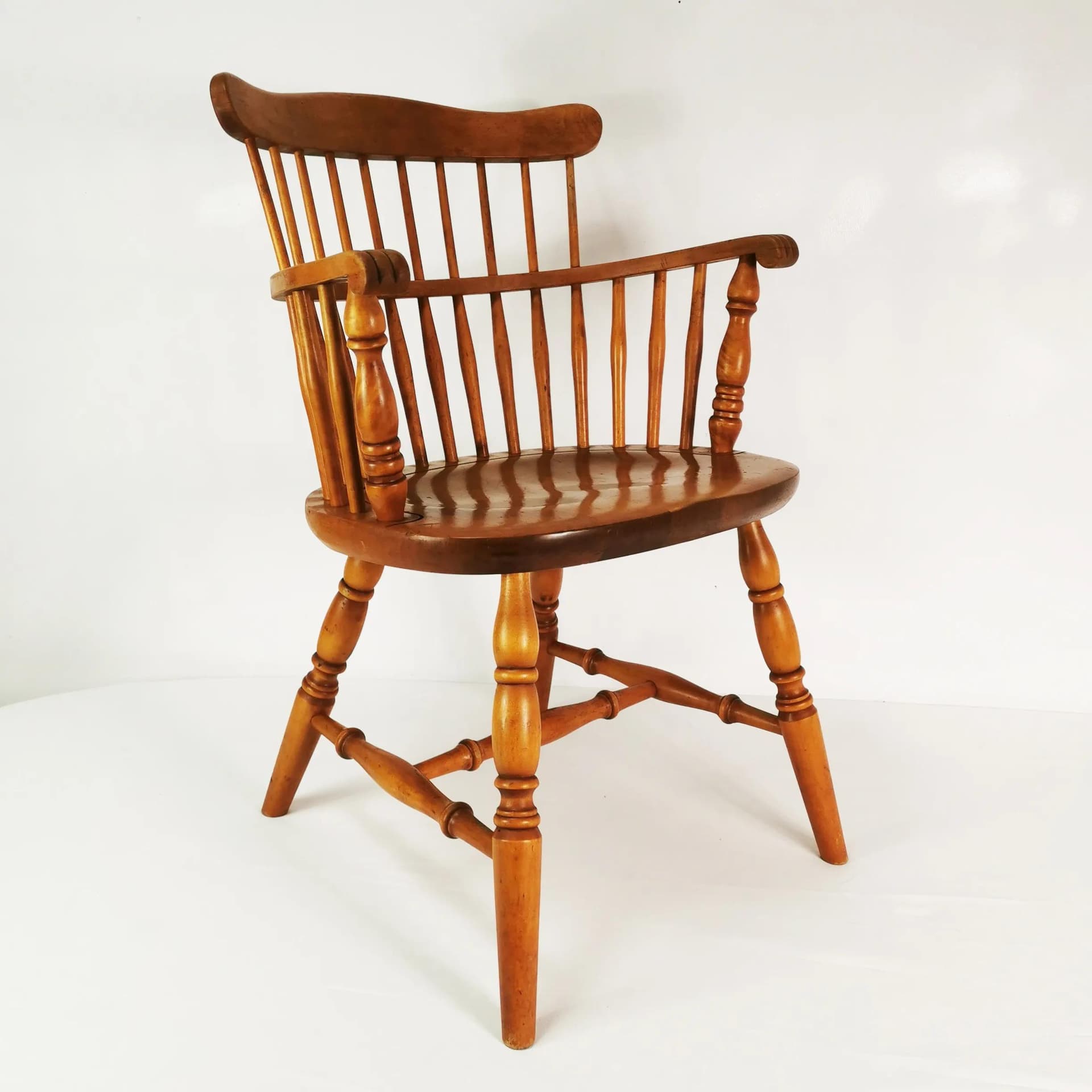 Chair Nesto, brown beech, Sweden, 1960s - 338312