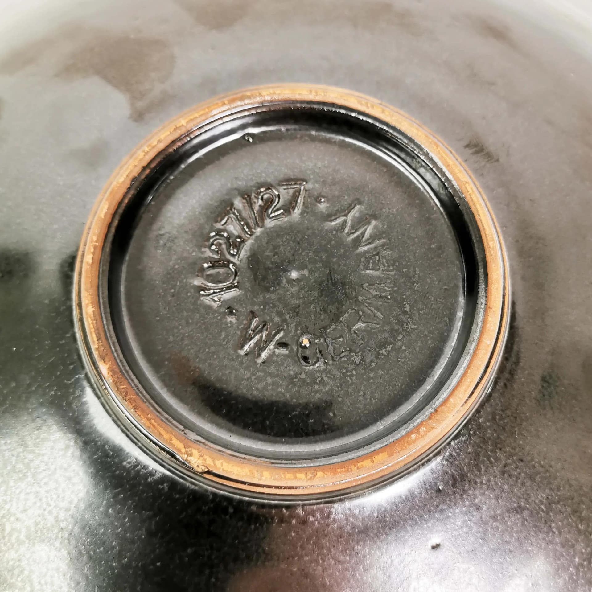 Platter, brown, ceramic, stoneware, Germany, 1960s - 338293
