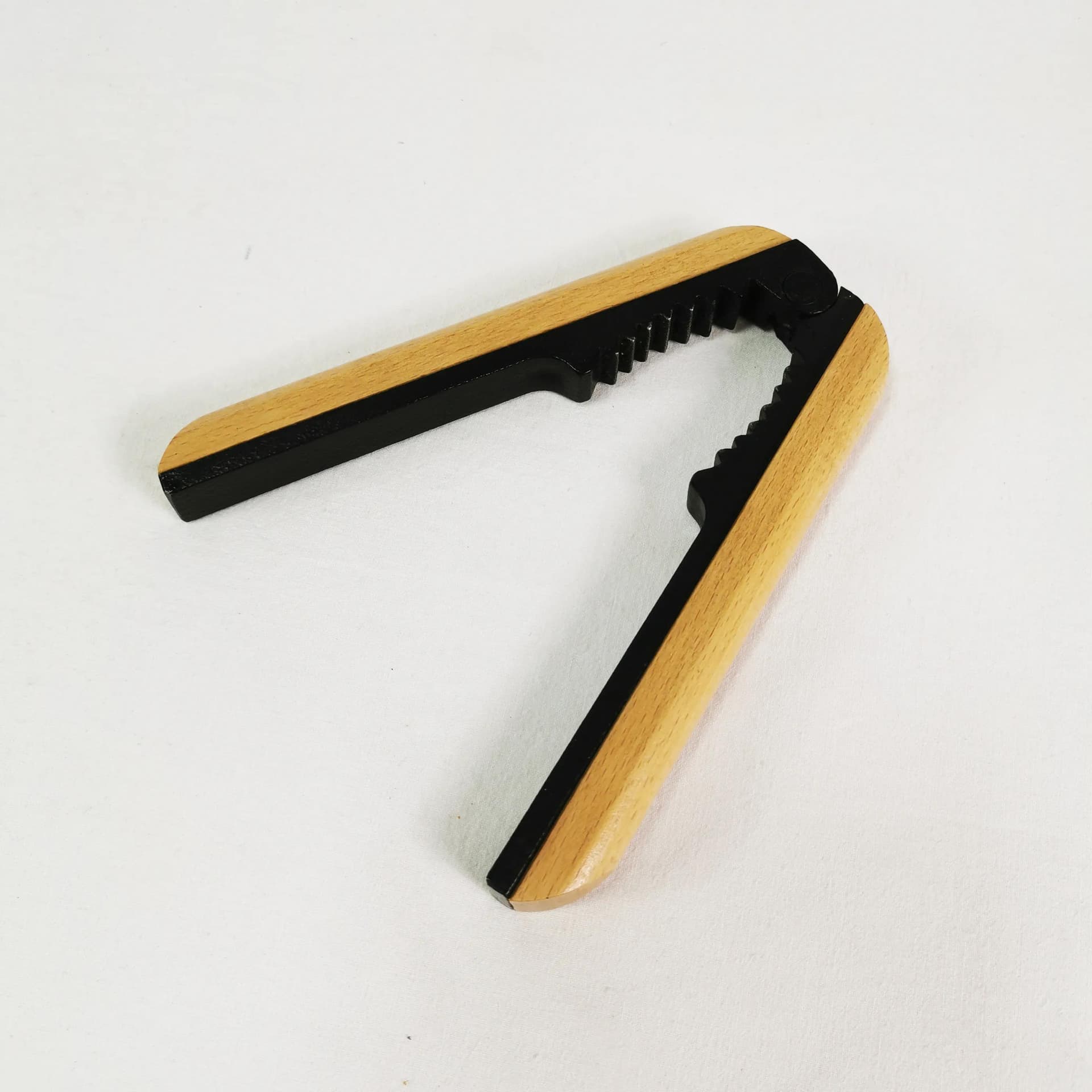 Zestaw dziadka do orzechów i misy, brązowy buk, czarne żeliwo, proj. F. Digsmed, Bodum, Dania, lata 80. - 338280