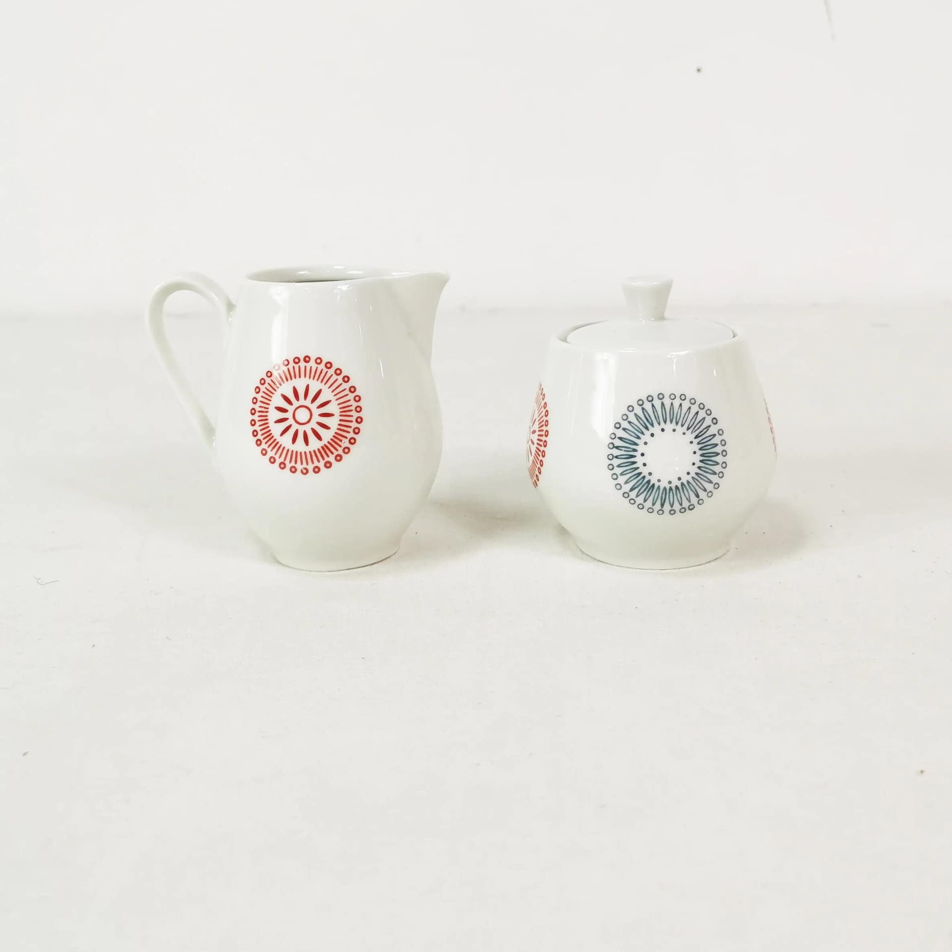 Zestaw do espresso, porcelana złamana biel, Lettin, Niemcy, lata 60. - 338234
