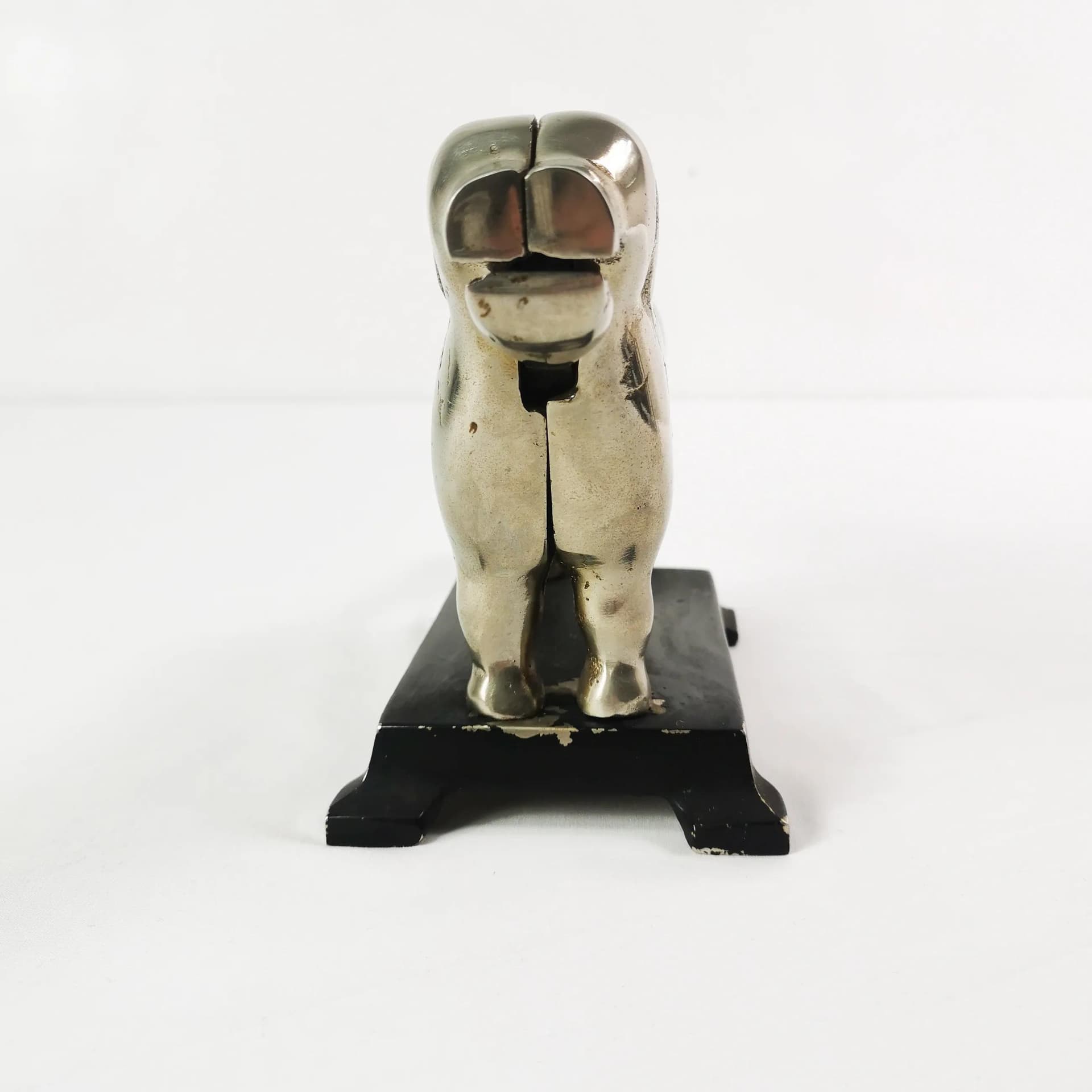 Nutcracker Art Deco, silver black metal, Belgium, 1950s - 337742