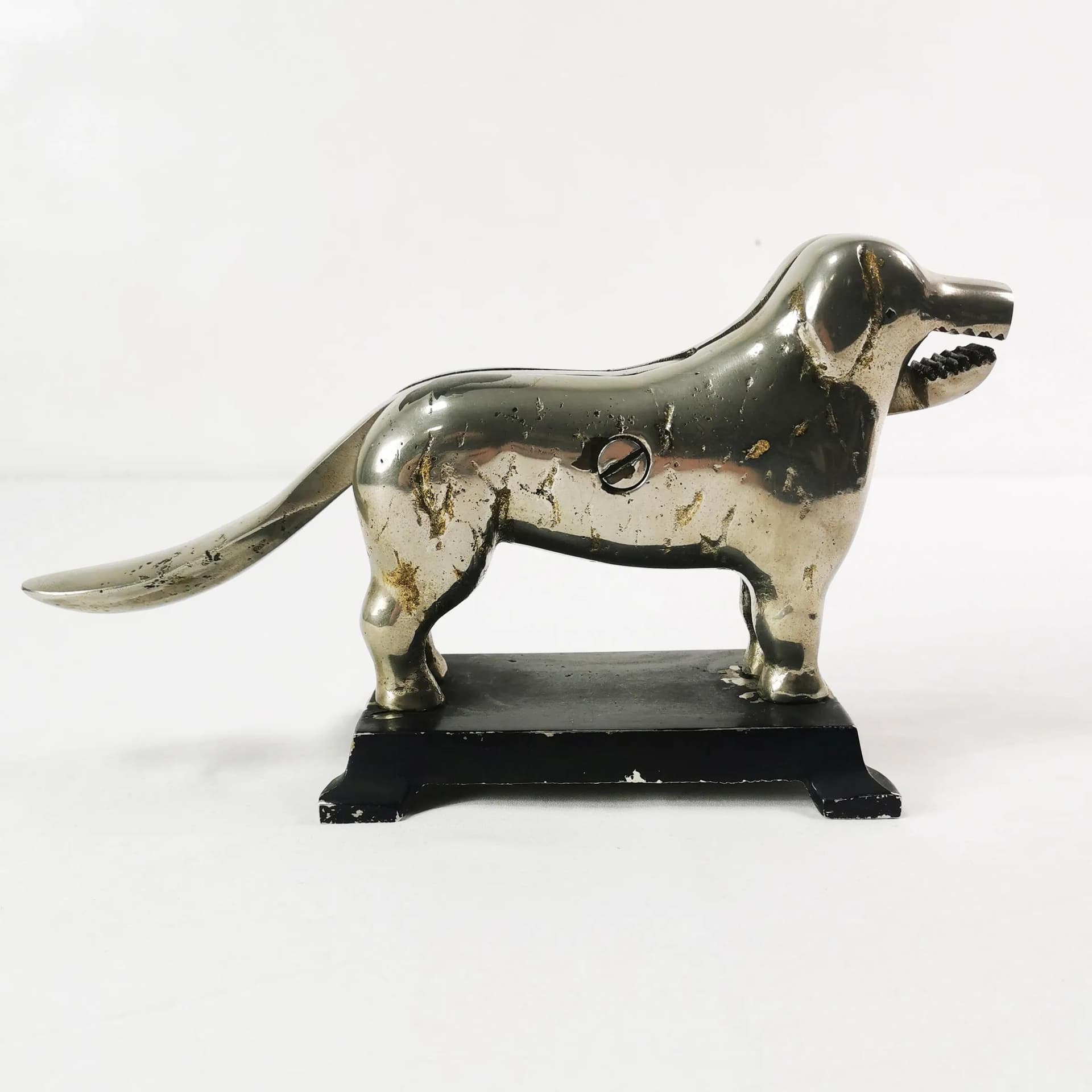 Nutcracker Art Deco, silver black metal, Belgium, 1950s - 337734