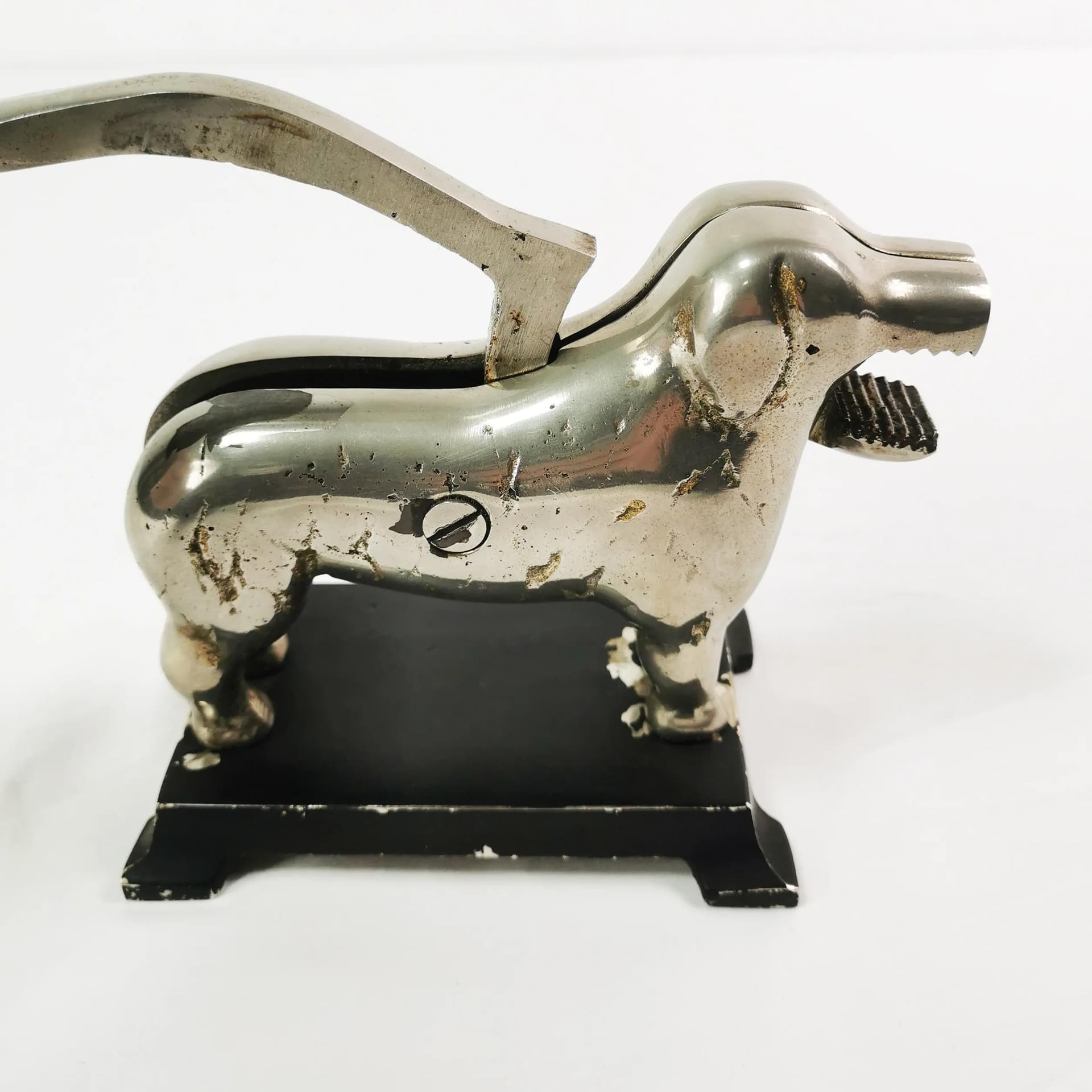 Nutcracker Art Deco, silver black metal, Belgium, 1950s - 337740