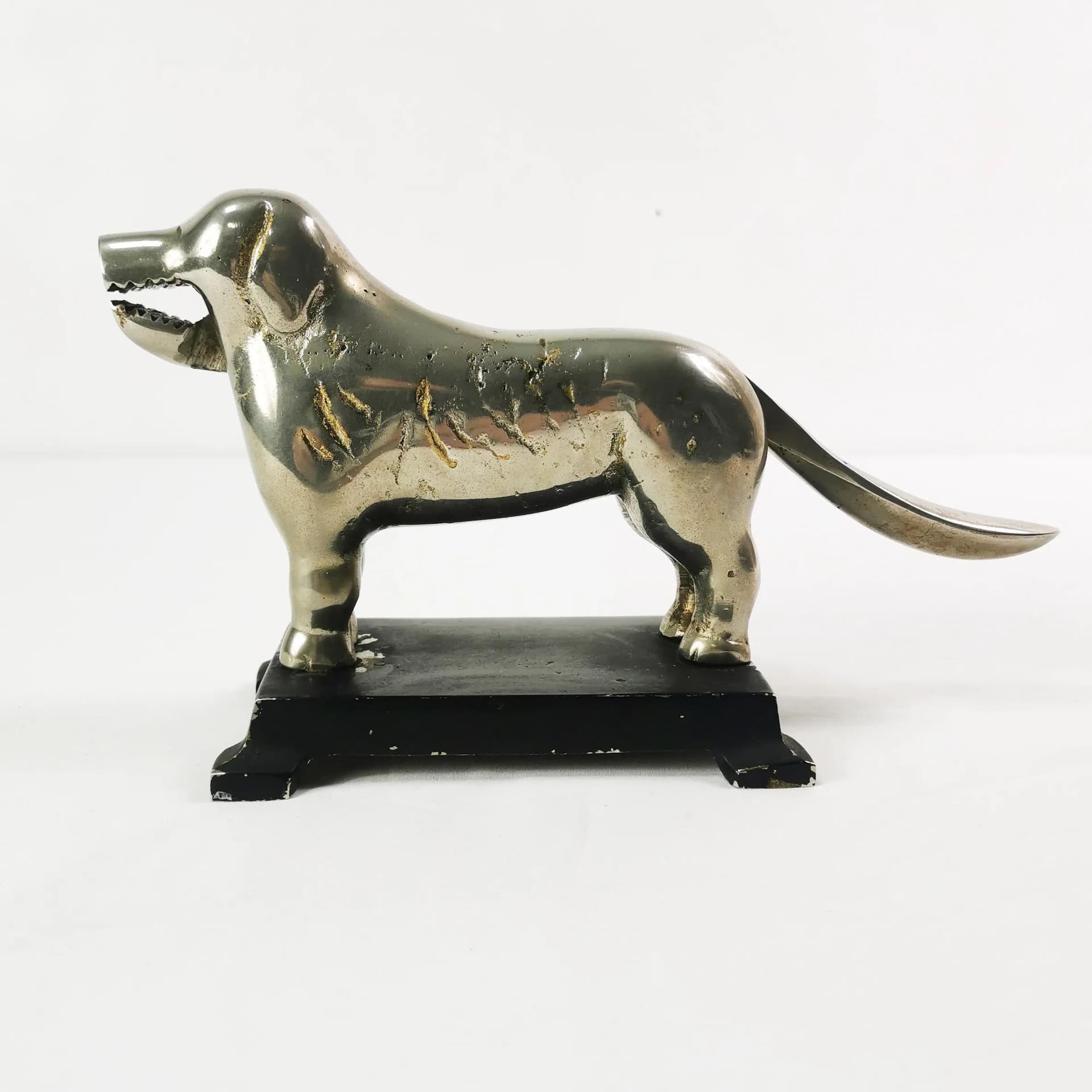 Nutcracker Art Deco, silver black metal, Belgium, 1950s - 337739