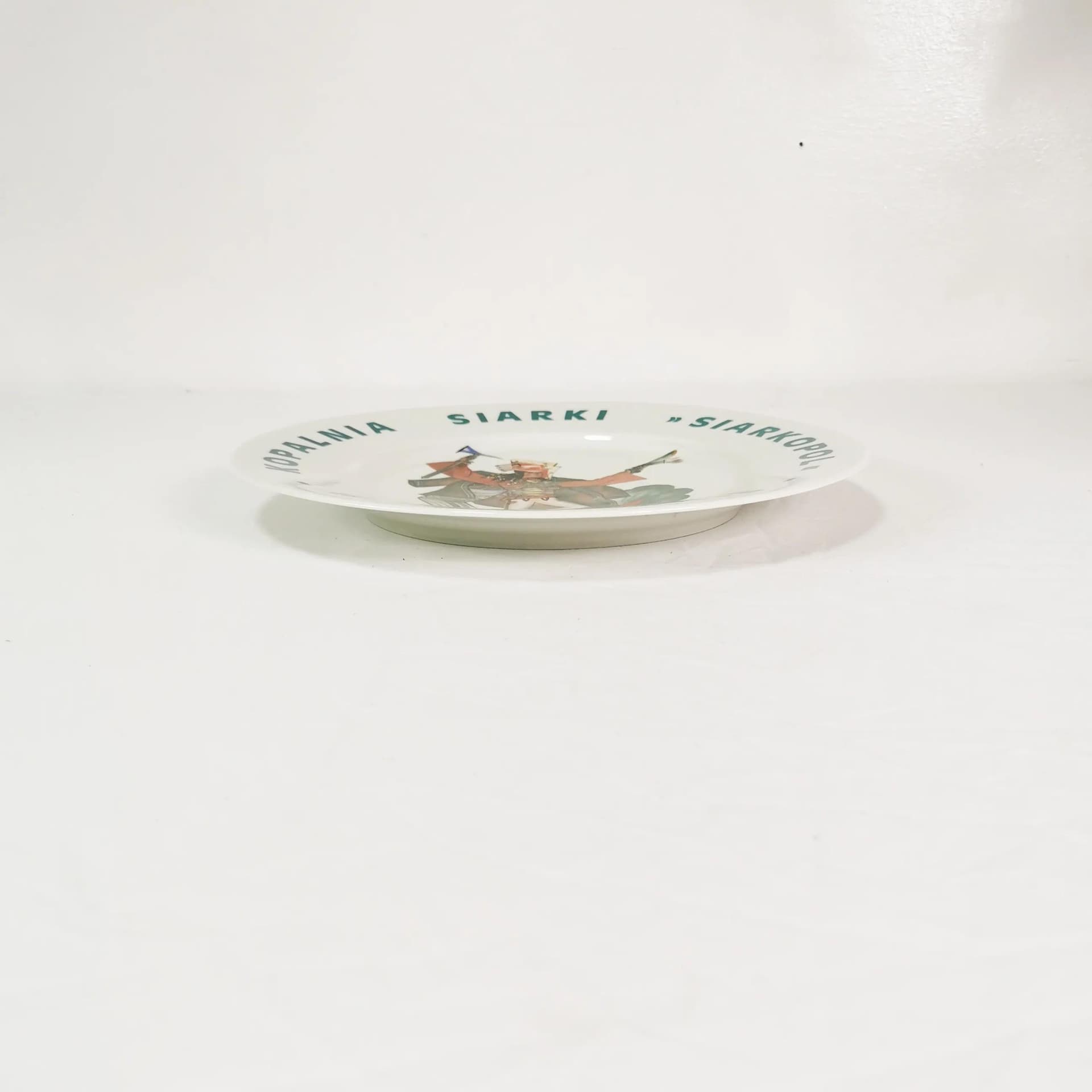 Decorative Plate Tańce Polskie, white porcelain, by Z. Stryjeńska, Poland, 1970s - 339421