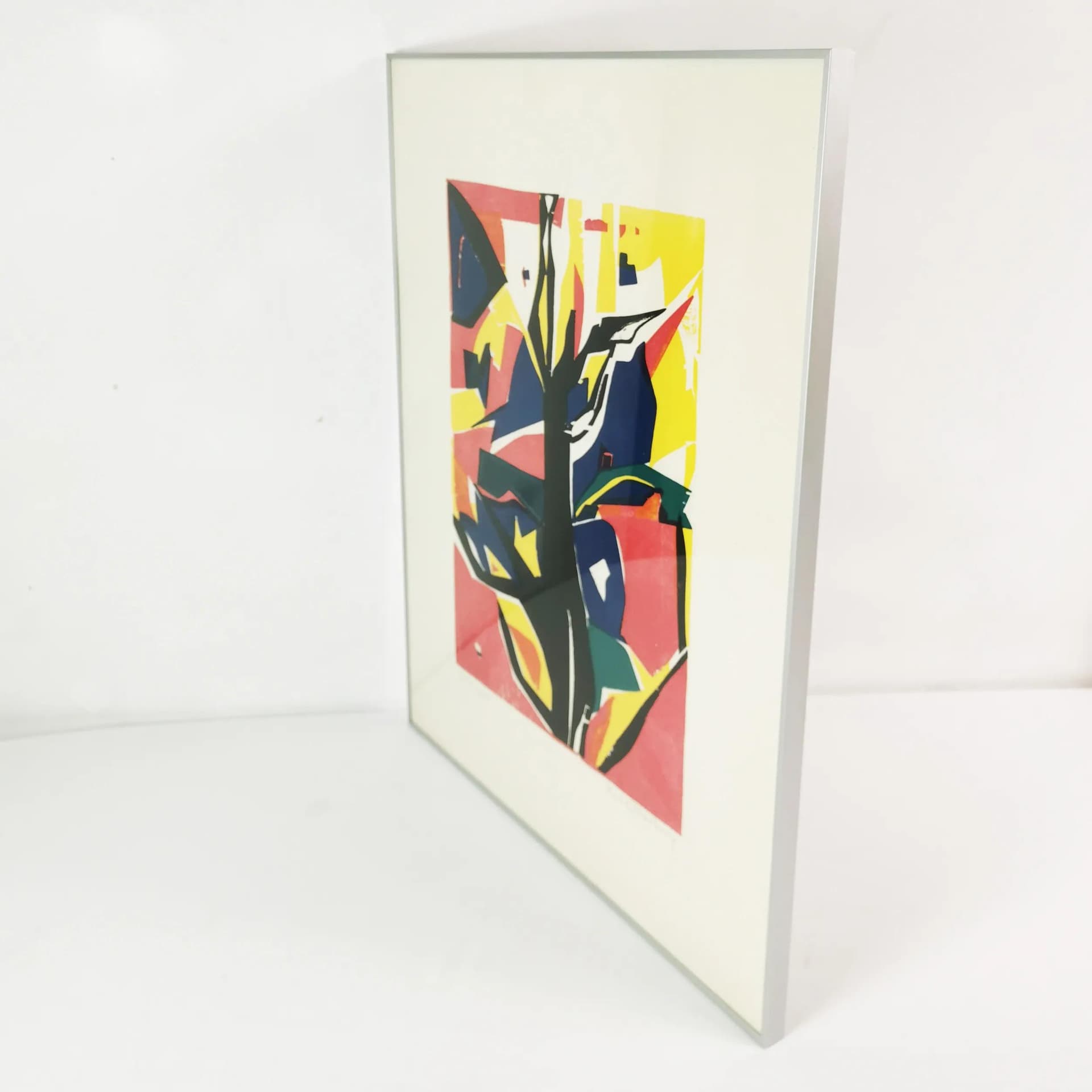 Litografia 71x55,5 cm, multikolor, papier, proj. H. Thorborg, Dania, lata 60. - 339344