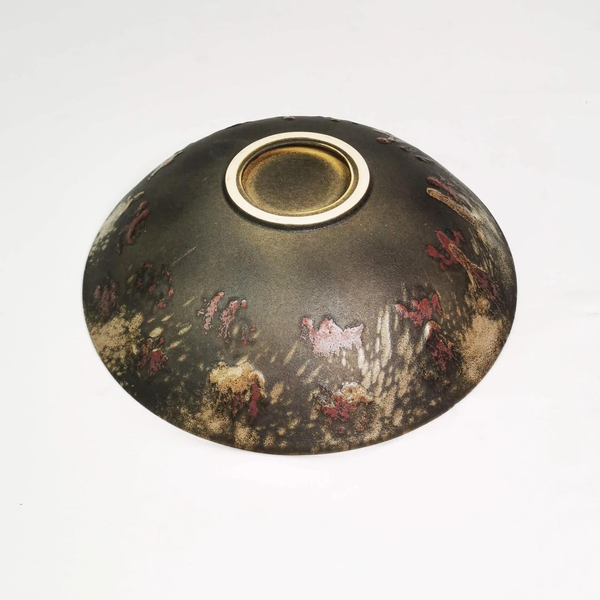 Platter, multicolor stoneware, Ruscha, Germany, 1960s. - 339330