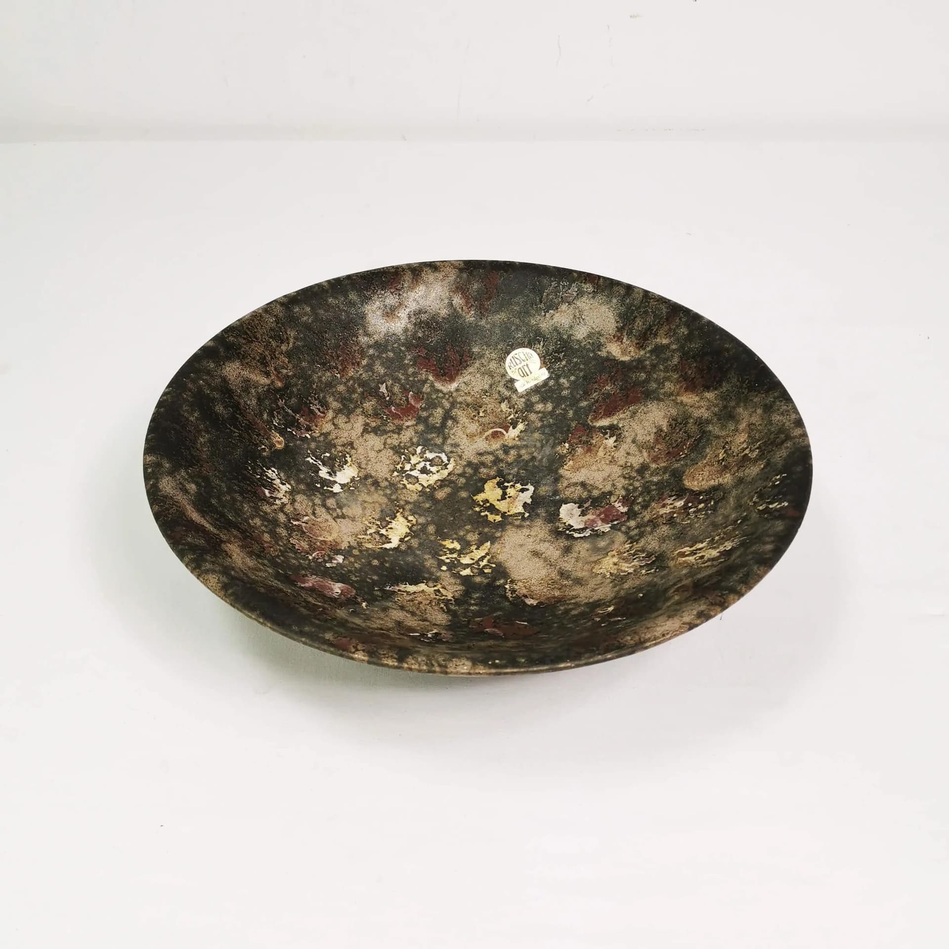 Platter, multicolor stoneware, Ruscha, Germany, 1960s. - 339328