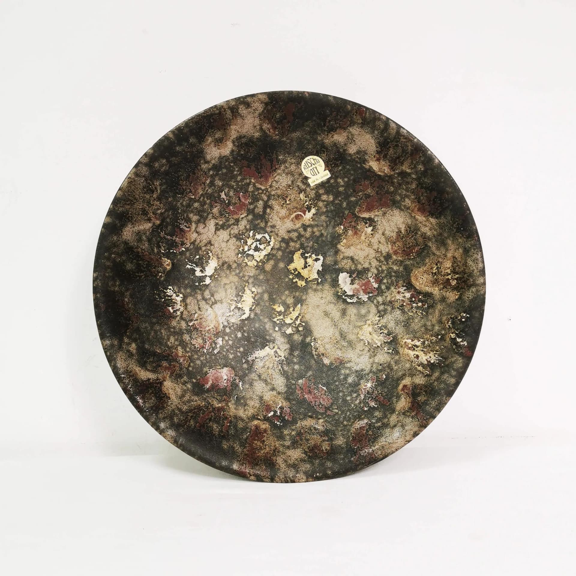 Platter, multicolor stoneware, Ruscha, Germany, 1960s. - 339329