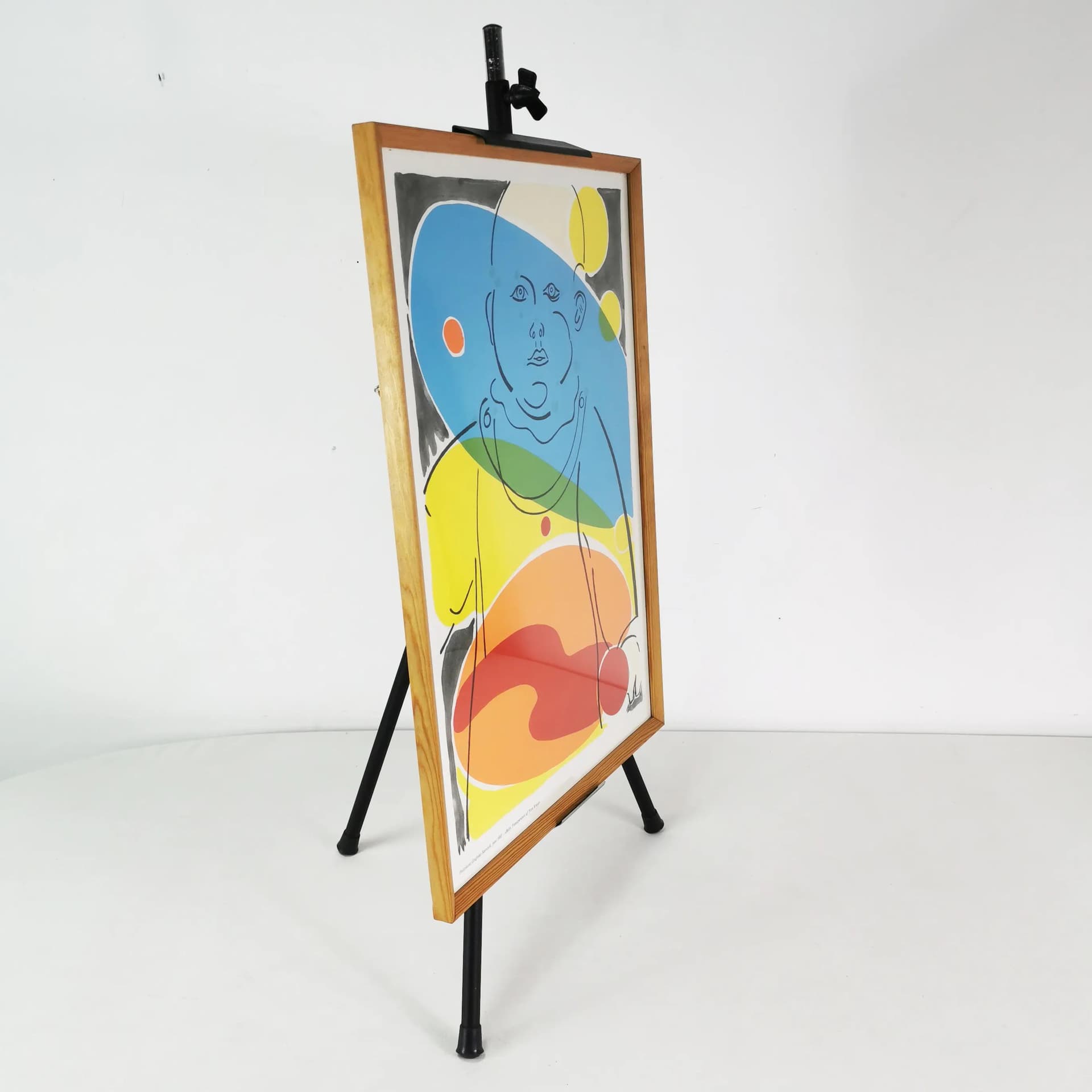 Plakat Przezroczyste dziecko, 60.5x43.5 cm, gradient, papier, proj. T. Krojer, Dania, lata 80. - 339222