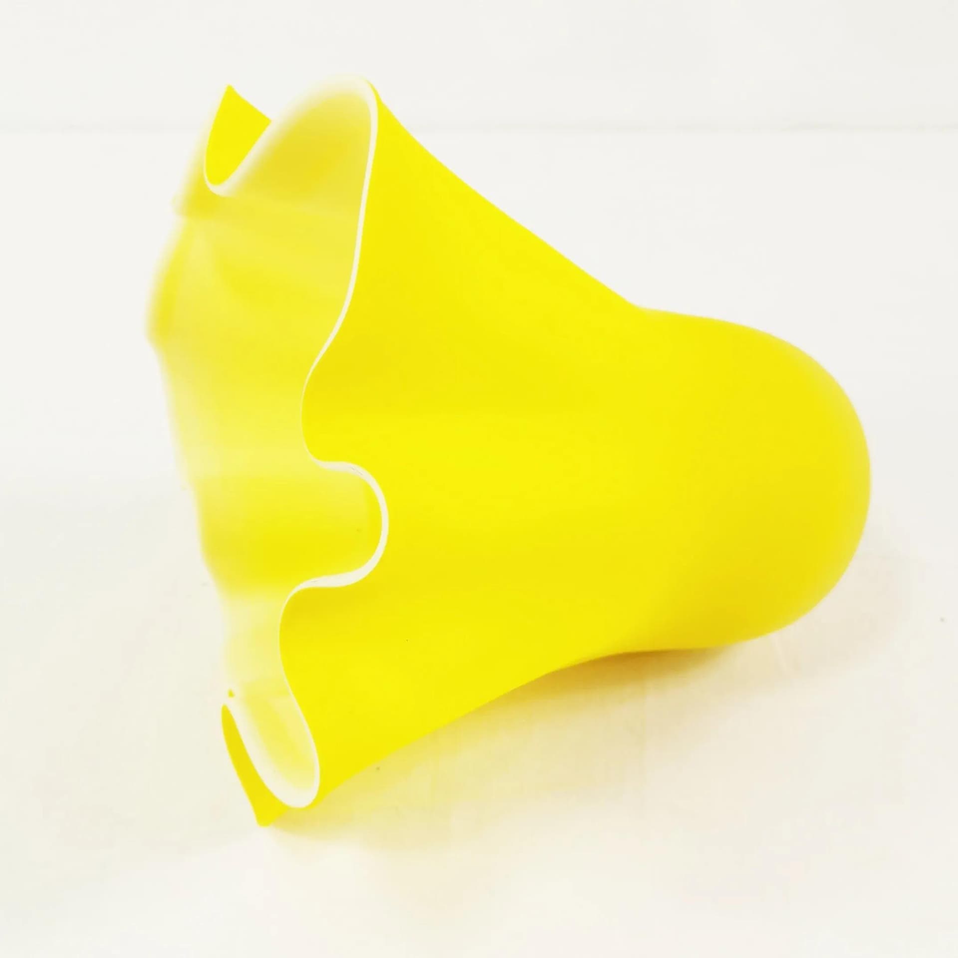 Vase Fazzoletto, yellow, glass, Italy, 1970s. - 339047