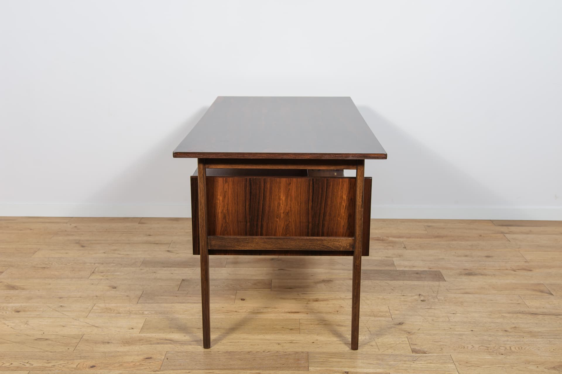 Desk, rosewood brown, by G. N. Tibergaard, Denmark, 1960s. - 338928
