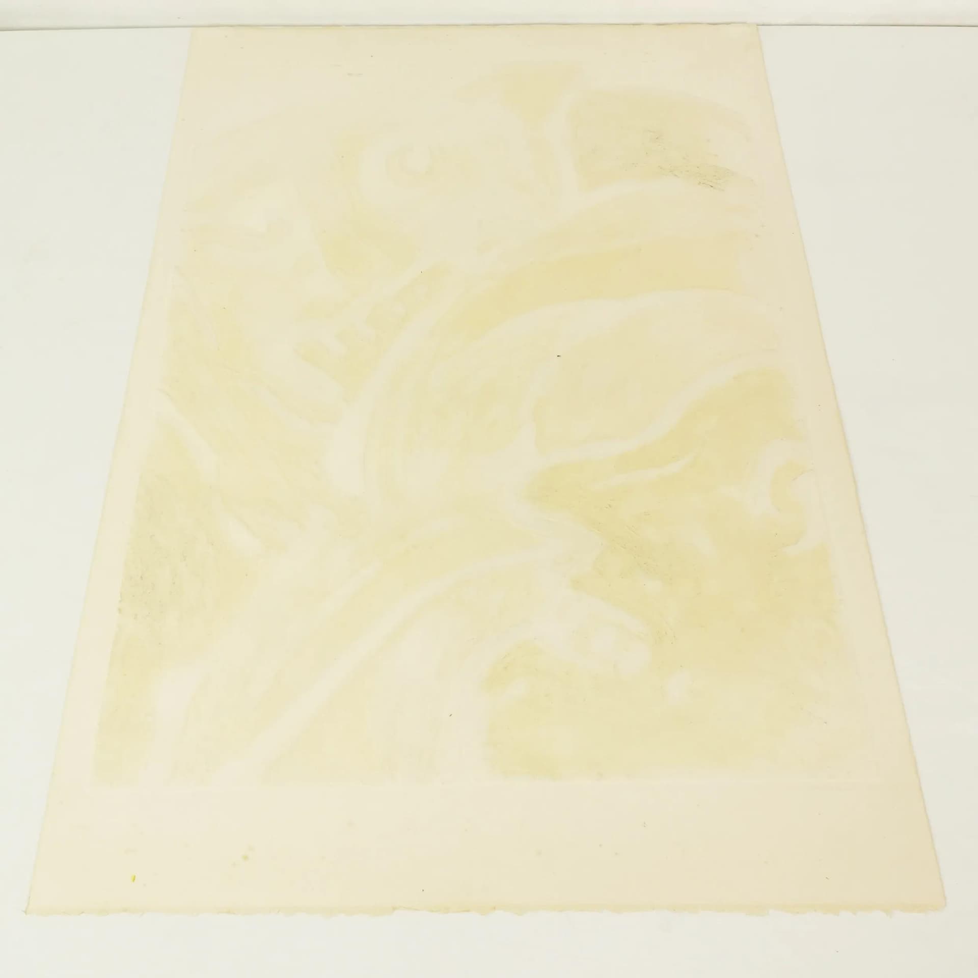 Intaglio print 90.5x63 cm, yellow orange red blue white, paper, art. B. Lindström, Sweden, 1960s. - 341083