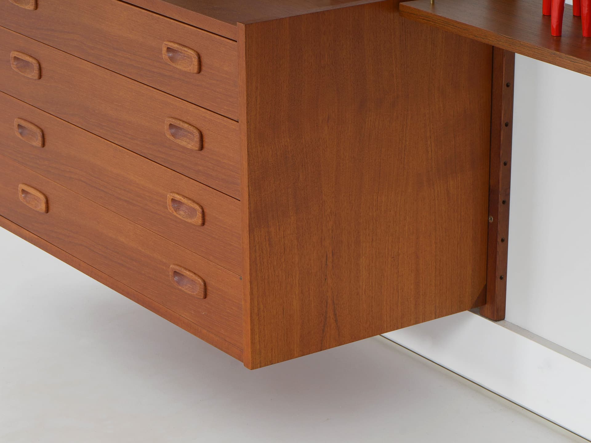 Regał systemowy PS System, teak brązowy, Dania, lata 60. - 340267