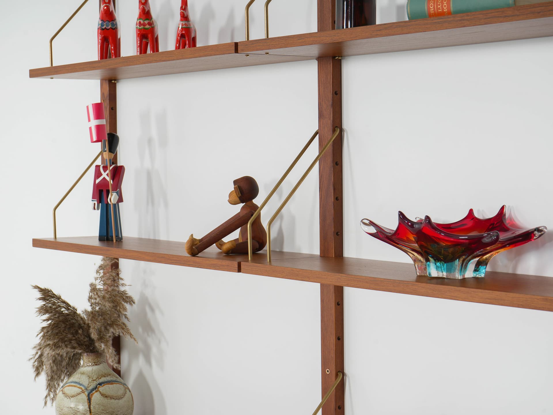 Regał systemowy PS System, teak brązowy, Dania, lata 60. - 340268