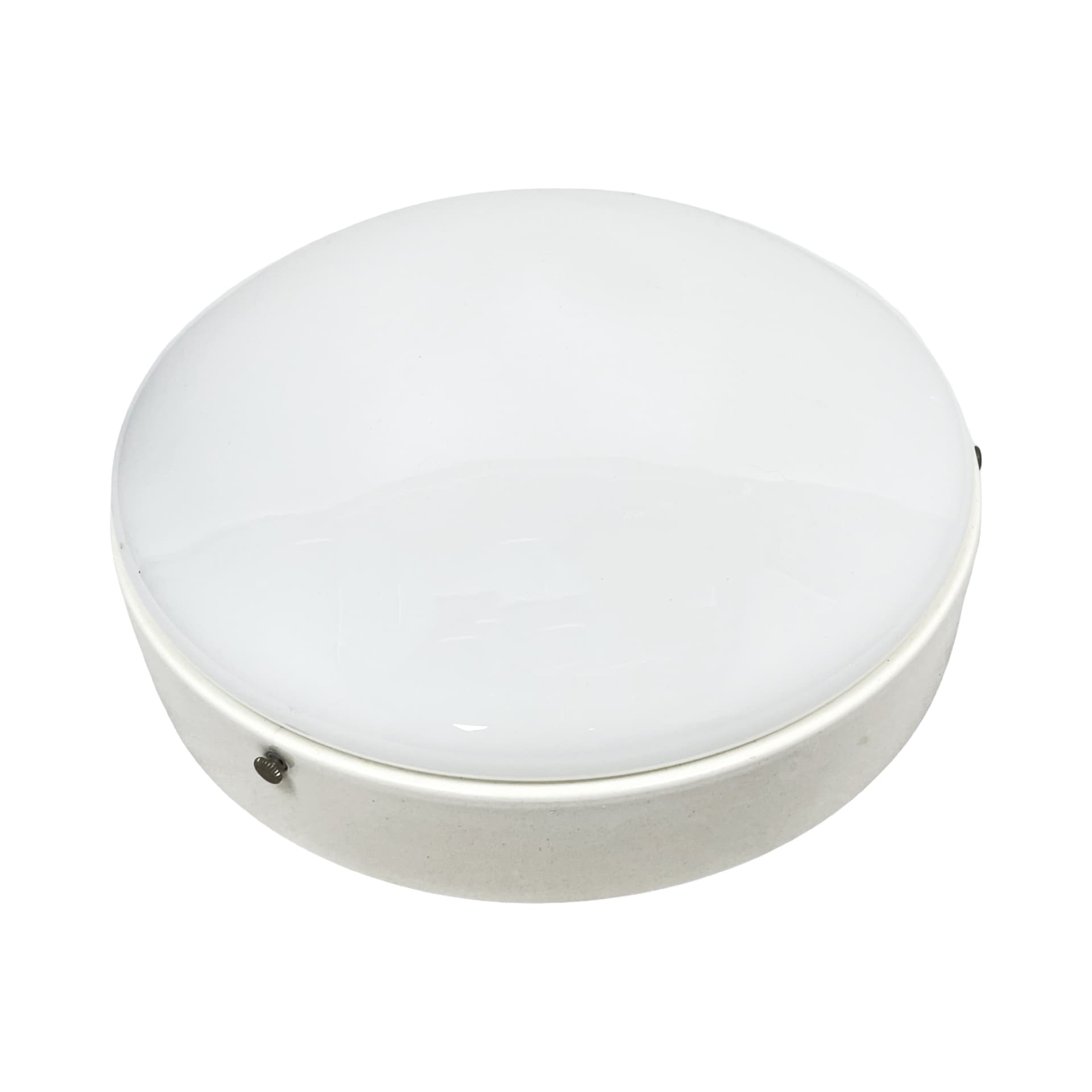 Flush Mount, white, porcelain glass, Zakłady Sprzętu Oświetleniowego Zaos, Poland, 1960s. - 340334