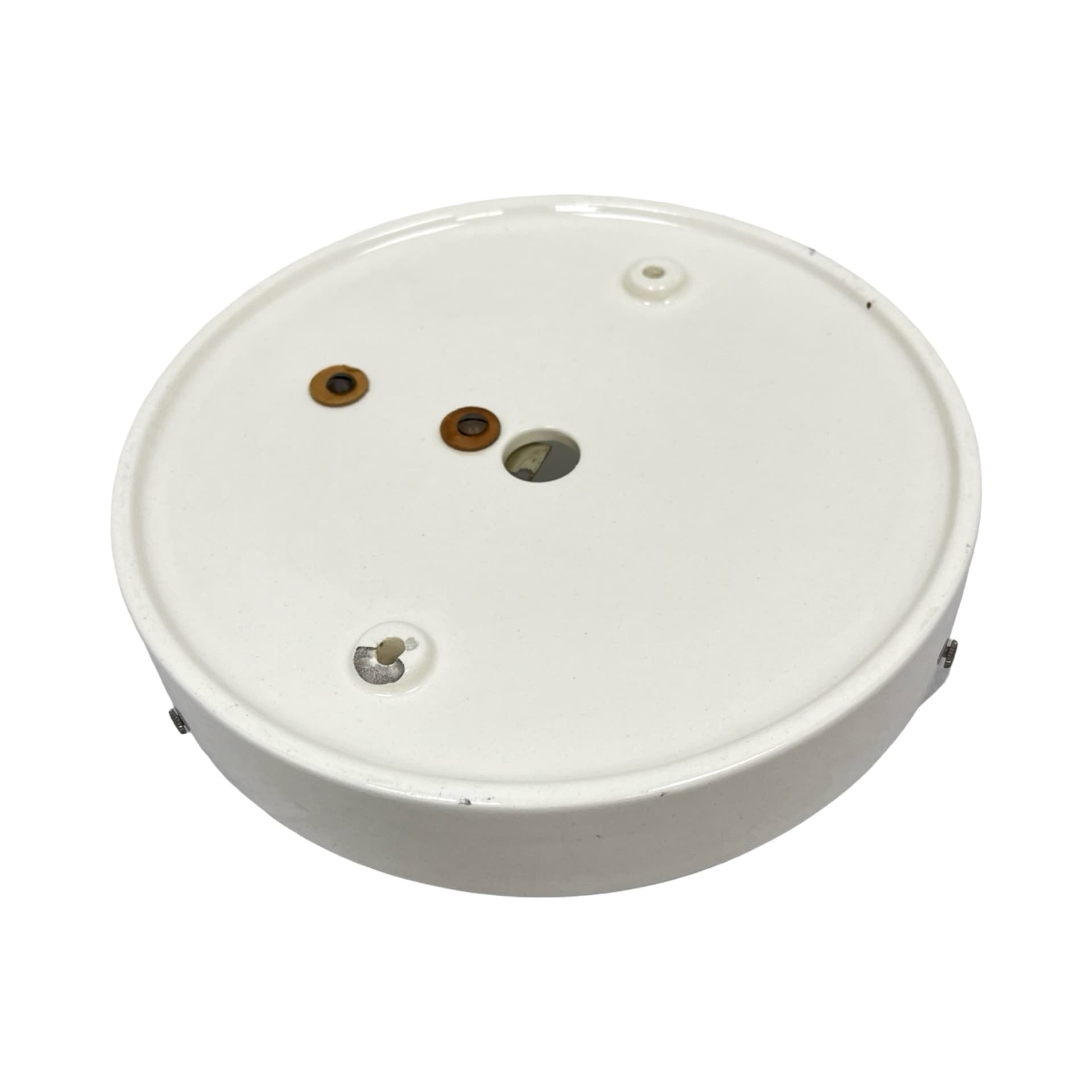 Flush Mount, white, porcelain glass, Zakłady Sprzętu Oświetleniowego Zaos, Poland, 1960s. - 340332