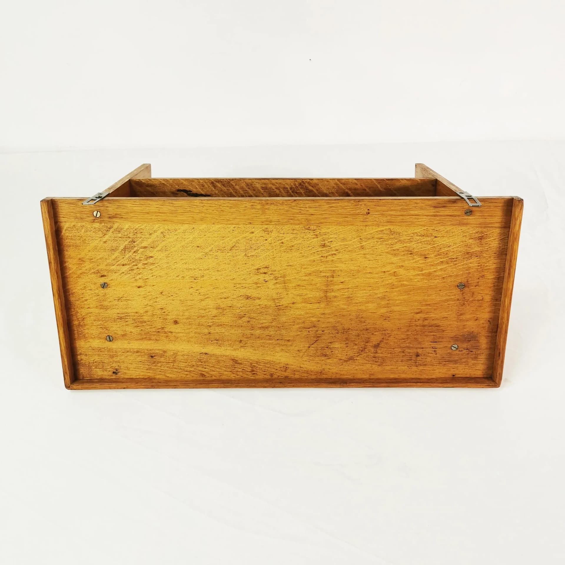 Wall shelf, brown beech, Germany, 1960s. - 340823