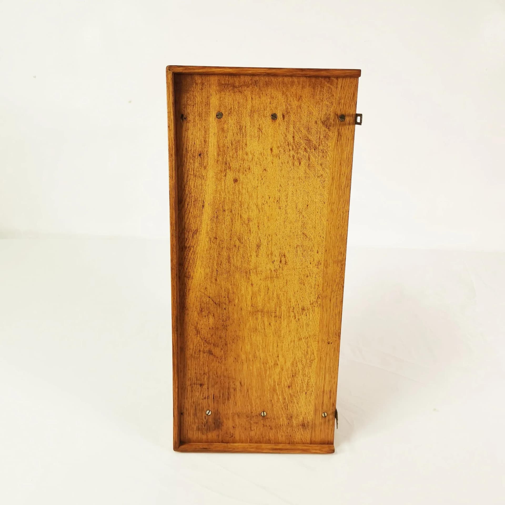Wall shelf, brown beech, Germany, 1960s. - 340824