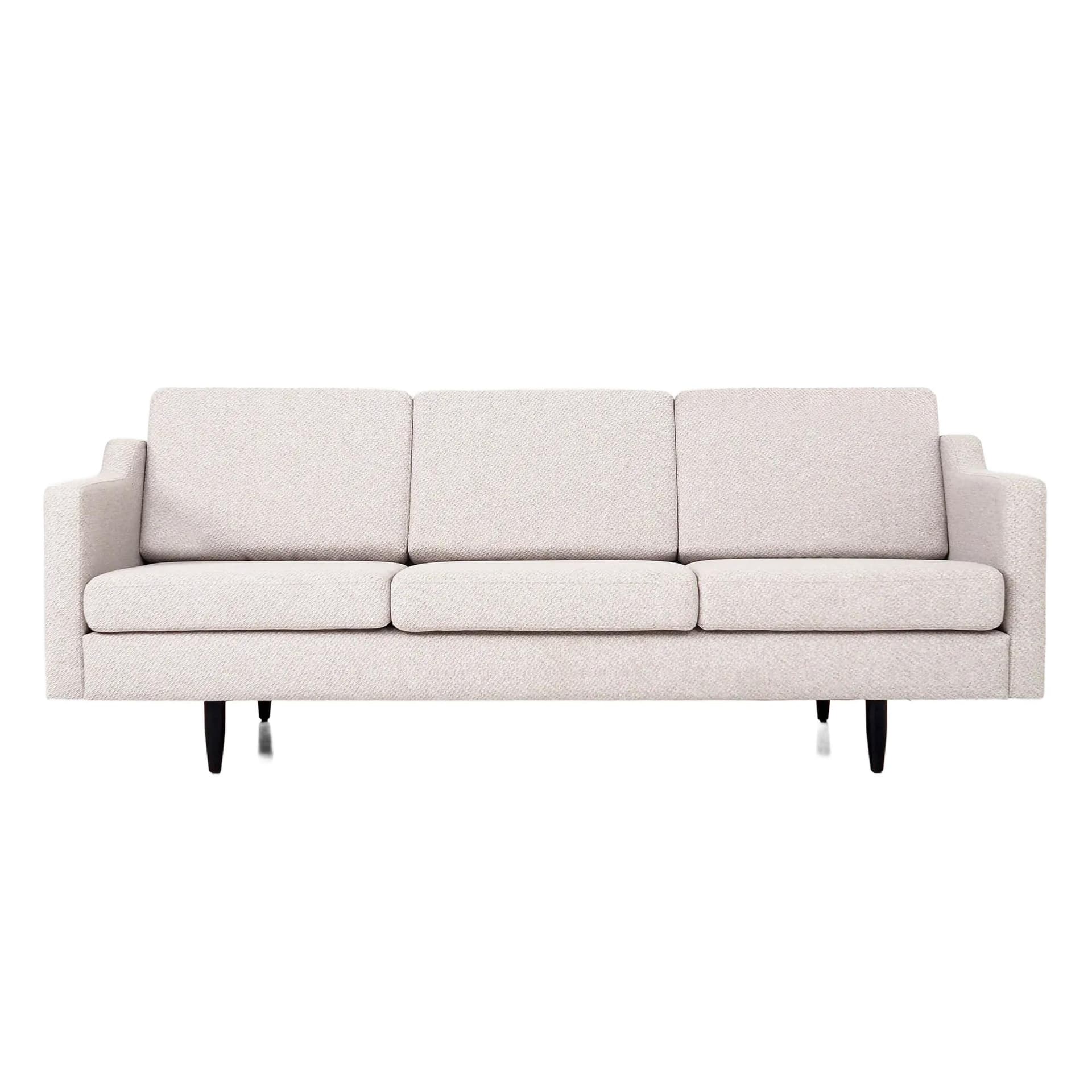 Sofa BODO, beżowy, tkanina, drewno, Polska, lata 90.