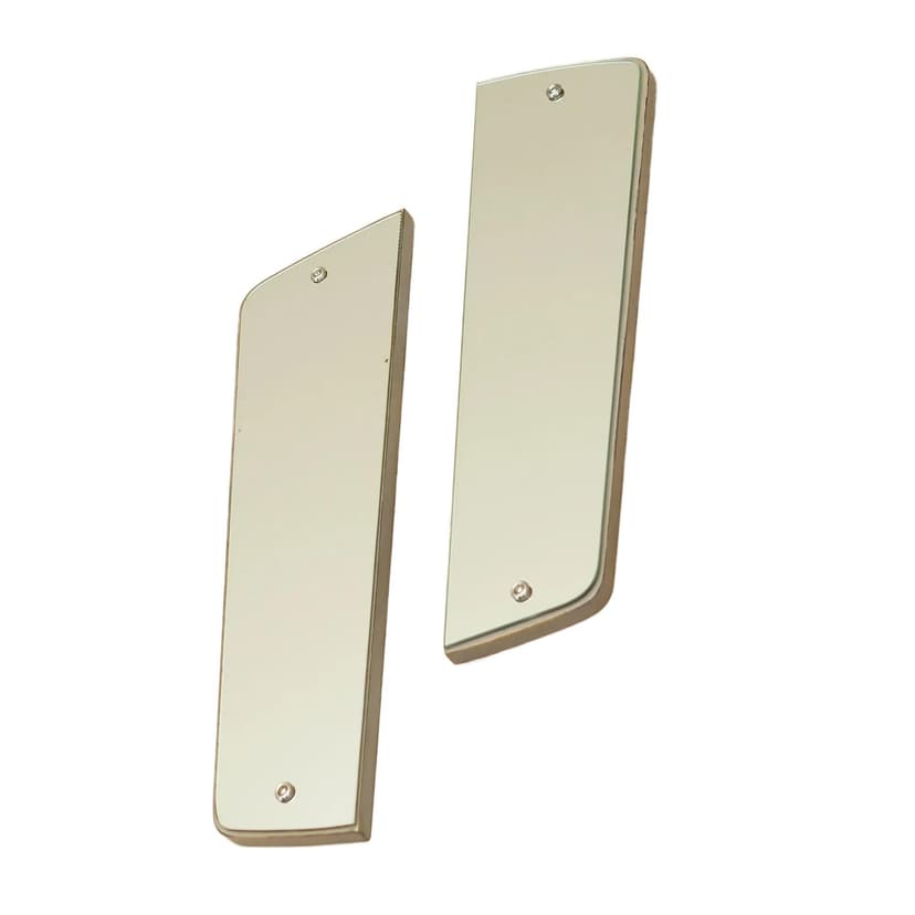 Set of two wall mirrors, grey wood frame, Denmark, 1960s