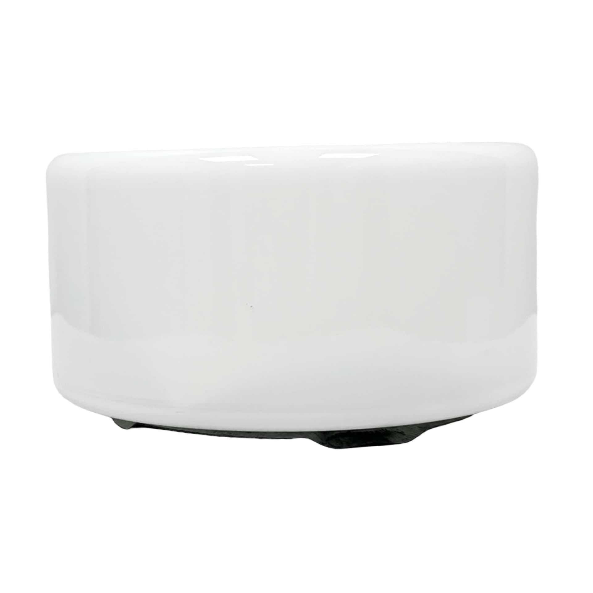 Flush Mount, white glass, Limburg, Germany, 1970s - 341471
