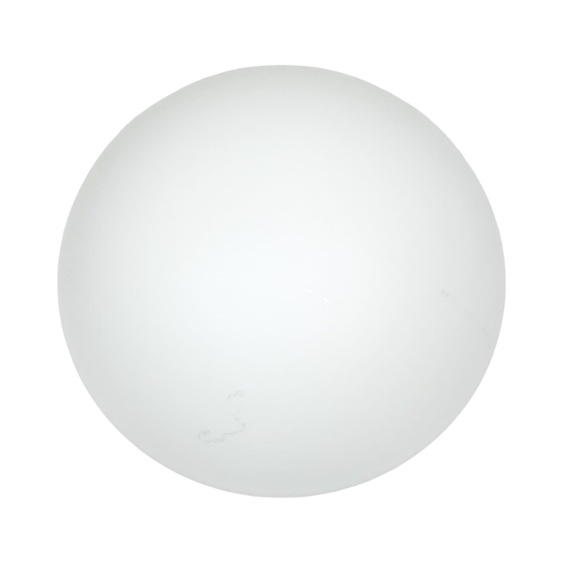 Flush Mount 71207, white opaline glass, silver metal, Peill & Putzler, Germany, 1980s. - 341519