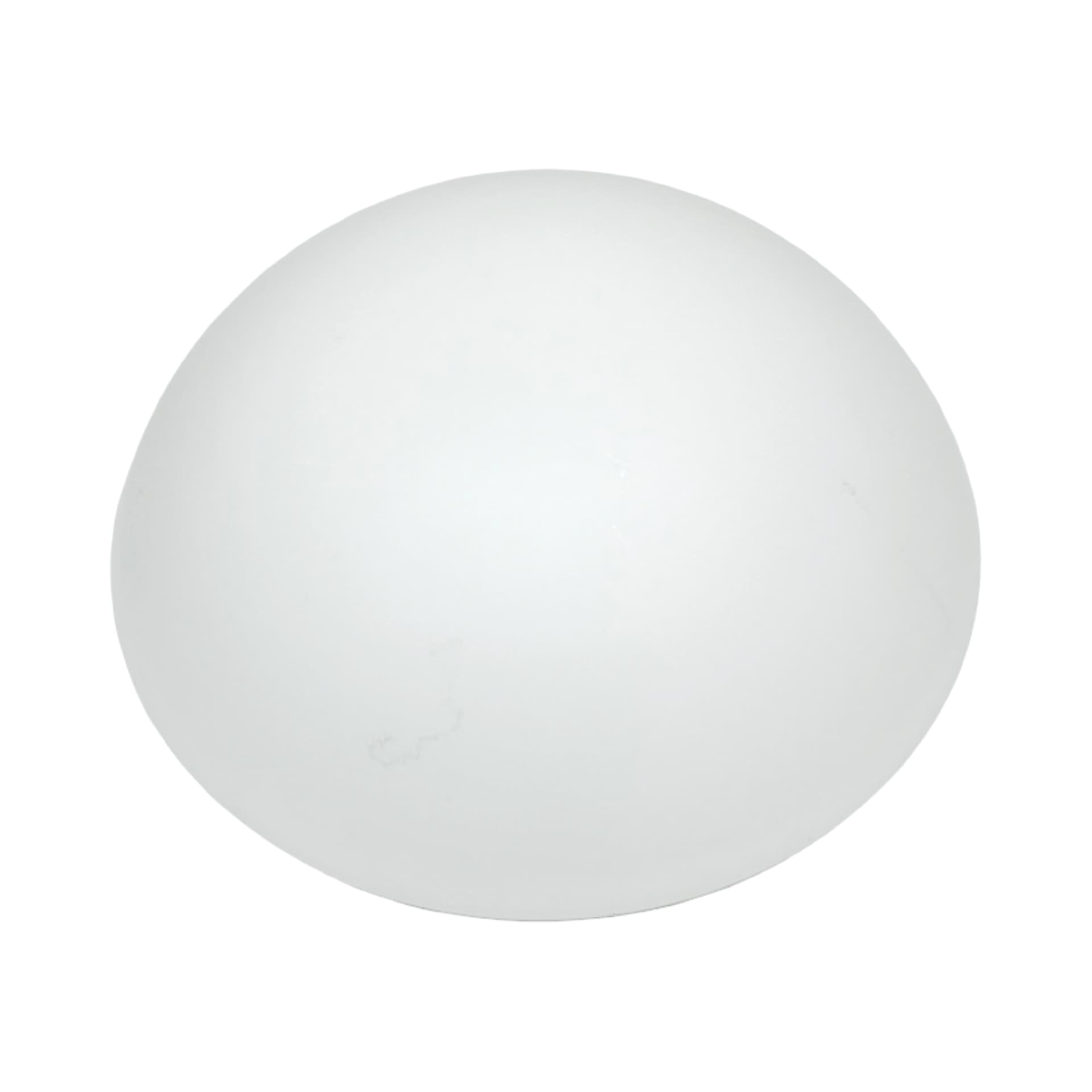 Flush Mount 71207, white opaline glass, silver metal, Peill & Putzler, Germany, 1980s. - 341514