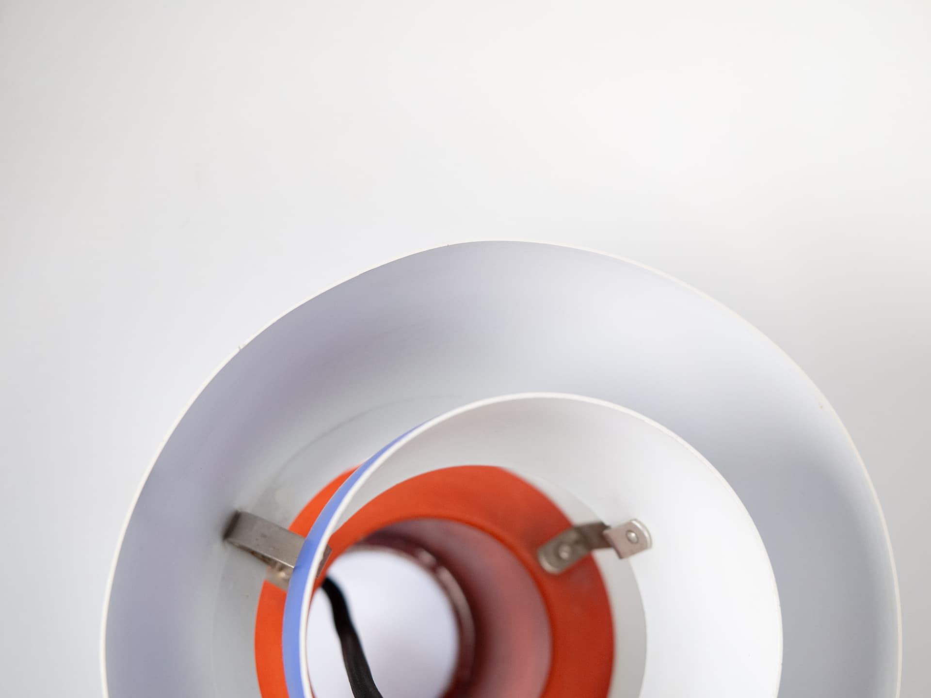 Lampa wisząca PH 4/3, niebieski, aluminium, proj. P. Henningsen, Louis Poulsen, Dania, lata 80. - 341712